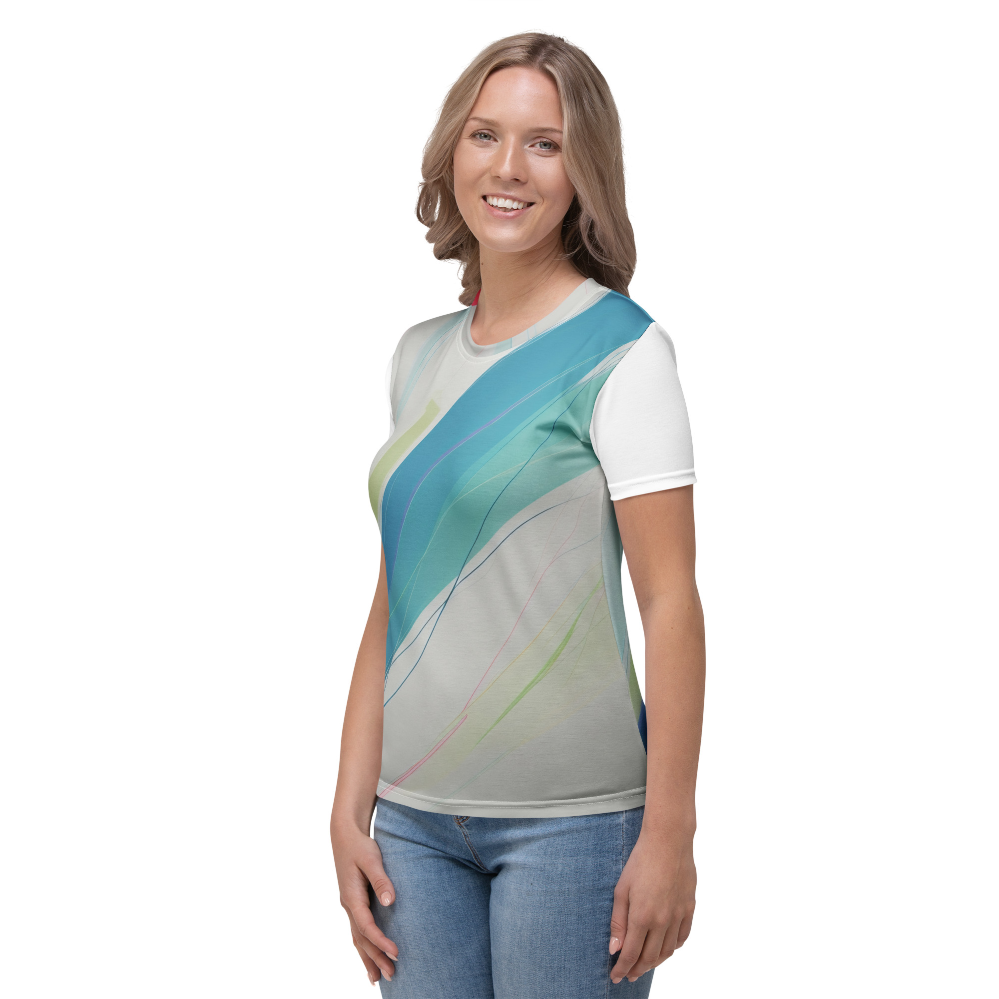 all-over-print-womens-crew-neck-t-shirt-white-left-6832b9713863e.jpg Trendy Women's T-shirt
