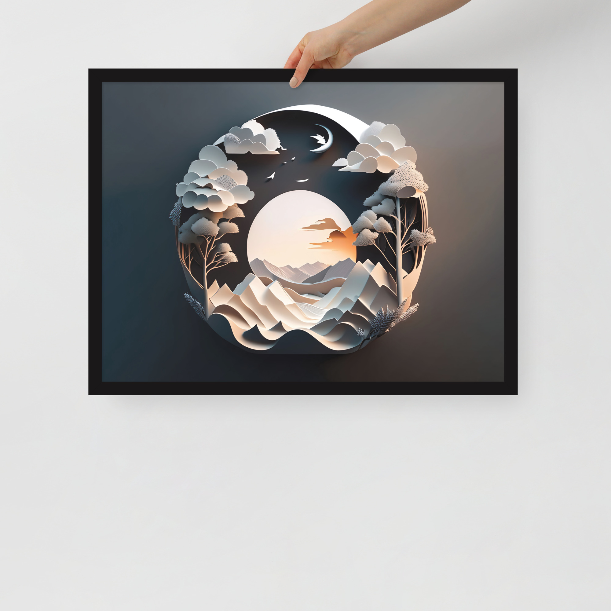 enhanced-matte-paper-framed-poster-in-black-18x24-front-6832ba93675bd.jpg 3D Moon Framed poster