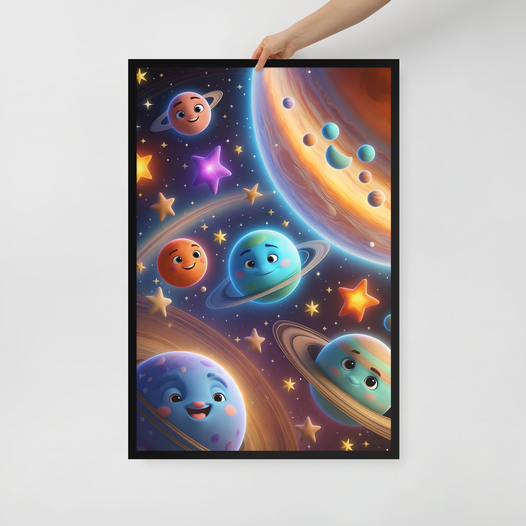 enhanced-matte-paper-framed-poster-in-black-24x36-front-6832bf8797eec.jpg Smiley Planets Framed poster