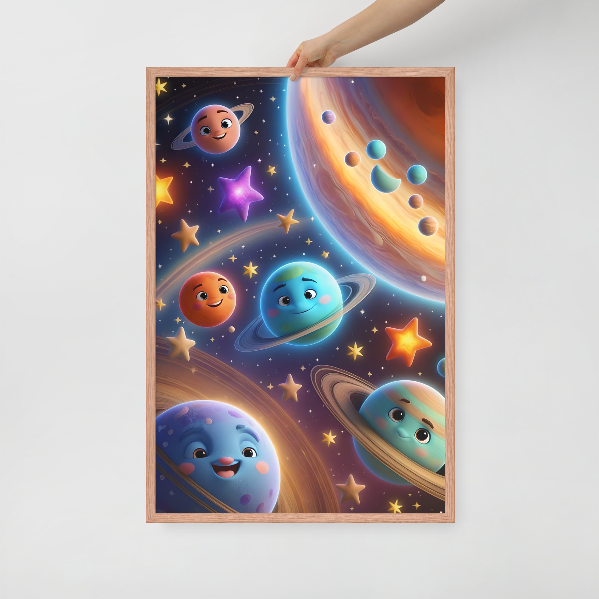 enhanced-matte-paper-framed-poster-in-red-oak-24x36-front-6832bf8798187.jpg Smiley Planets Framed poster