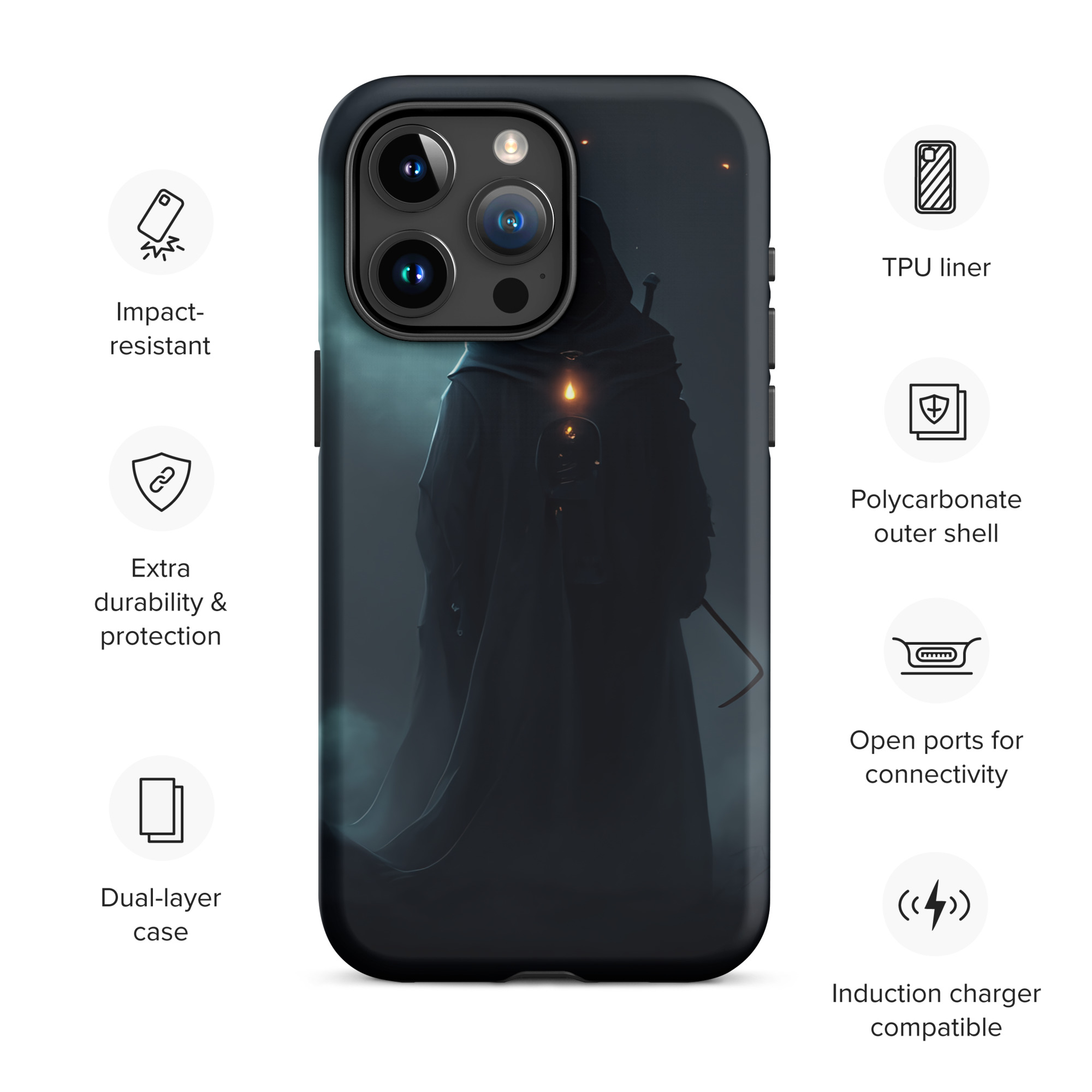 tough-case-for-iphone-matte-iphone-15-pro-max-front-6832c56eb1d2c.jpg Defender Tough Case for iPhone®