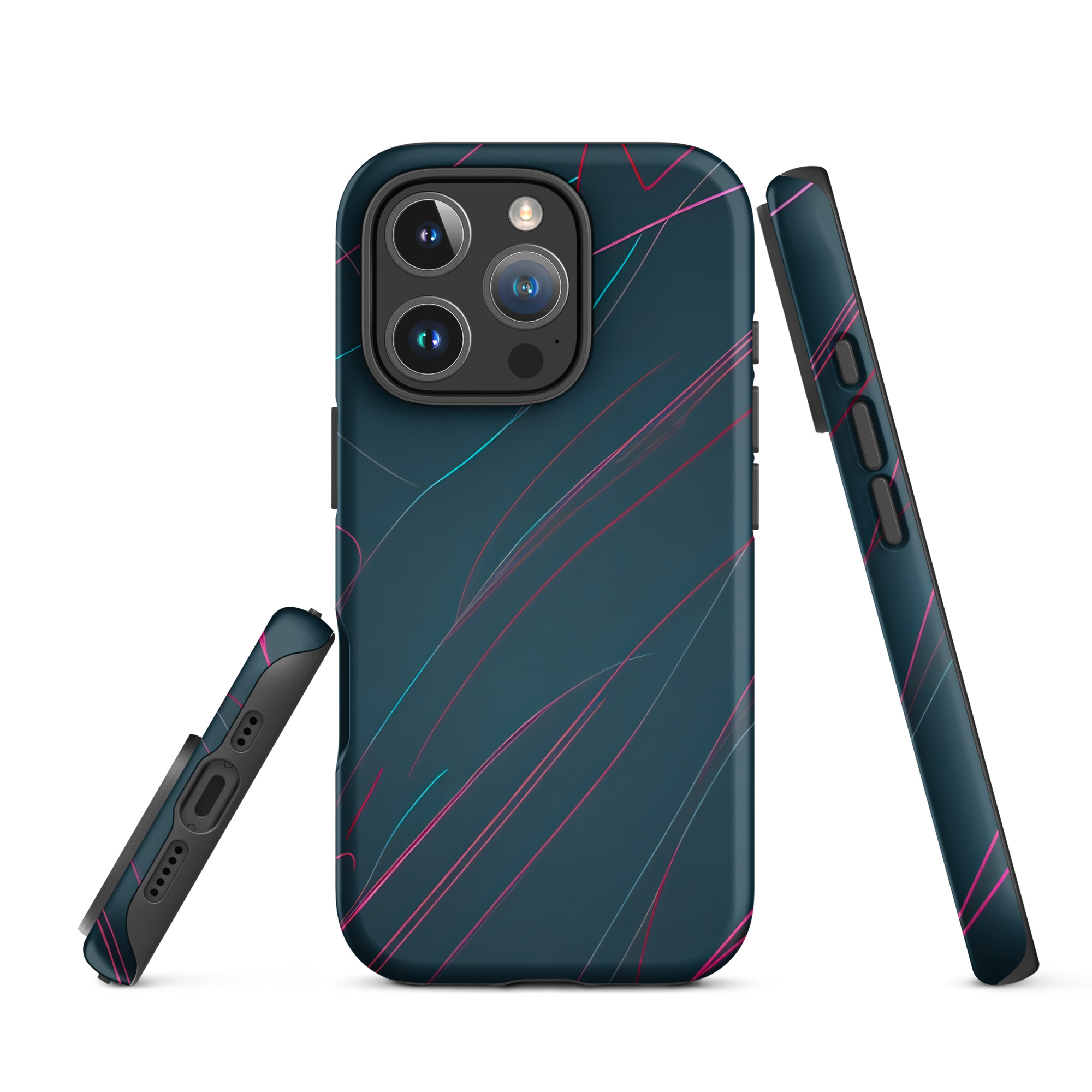 tough-case-for-iphone-matte-iphone-16-pro-front-6832d5e7c60c5.jpg Synthwave Tough Case for iPhone®