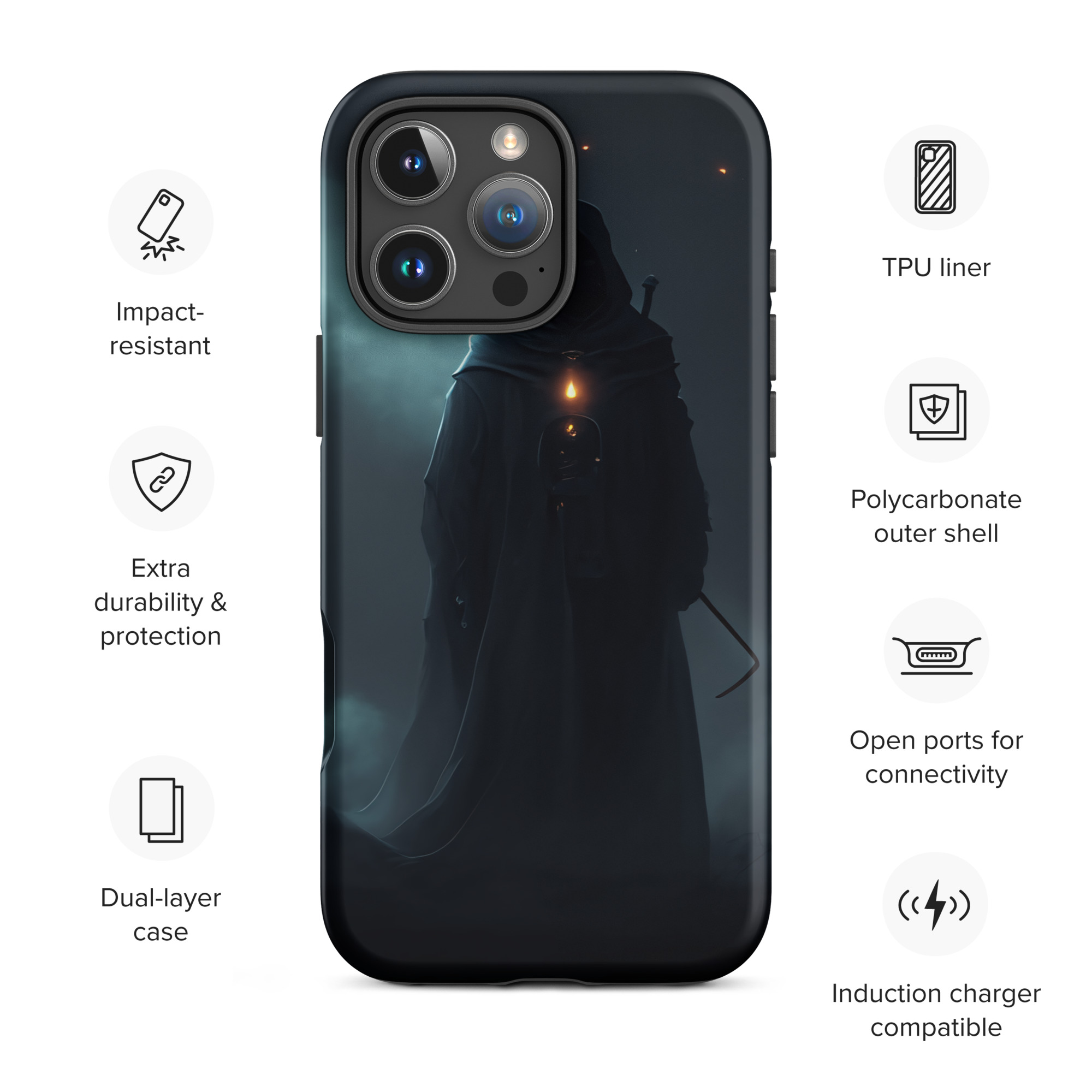 tough-case-for-iphone-matte-iphone-16-pro-max-front-6832c56eb20a9.jpg Defender Tough Case for iPhone®
