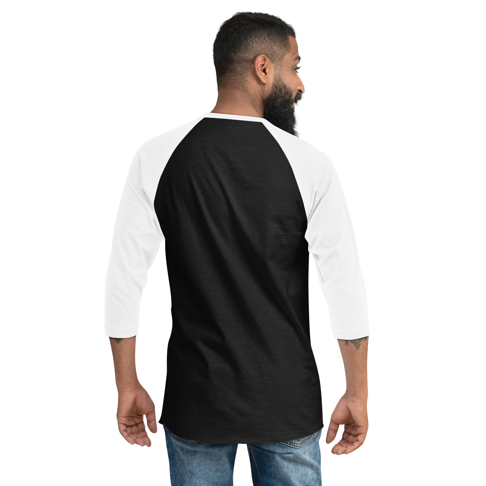 unisex-34-sleeve-raglan-shirt-black-white-back-6831c23b840cc.jpg OG Gangsta - 3/4 Sleeve Raglan Shirt