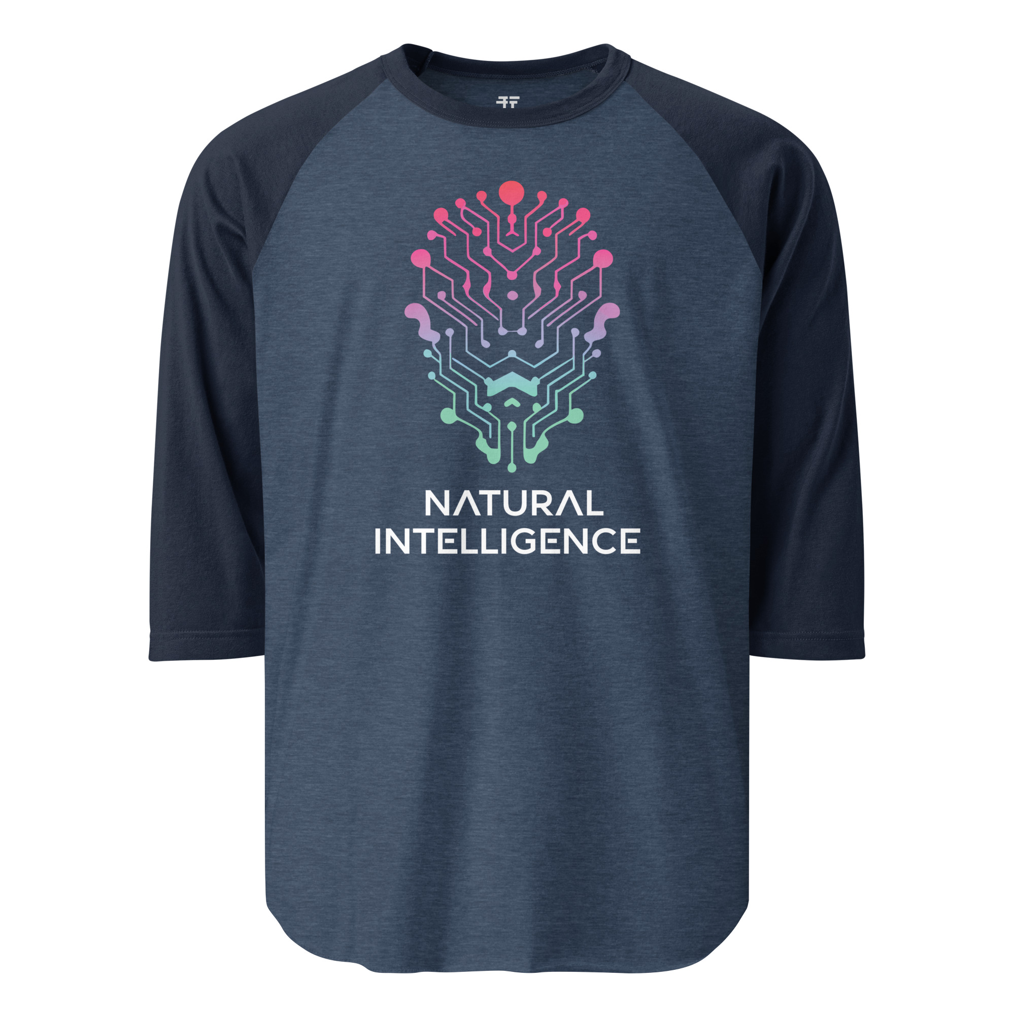 unisex-34-sleeve-raglan-shirt-heather-denim-navy-front-6834397d90836.jpg Natural Intelligence 3/4 sleeve raglan shirt