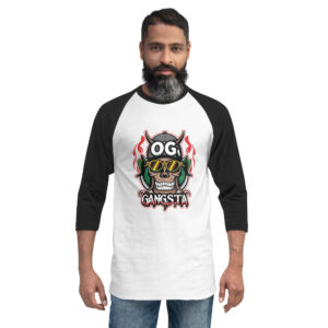 OG Gangsta - 3/4 Sleeve Raglan Shirt