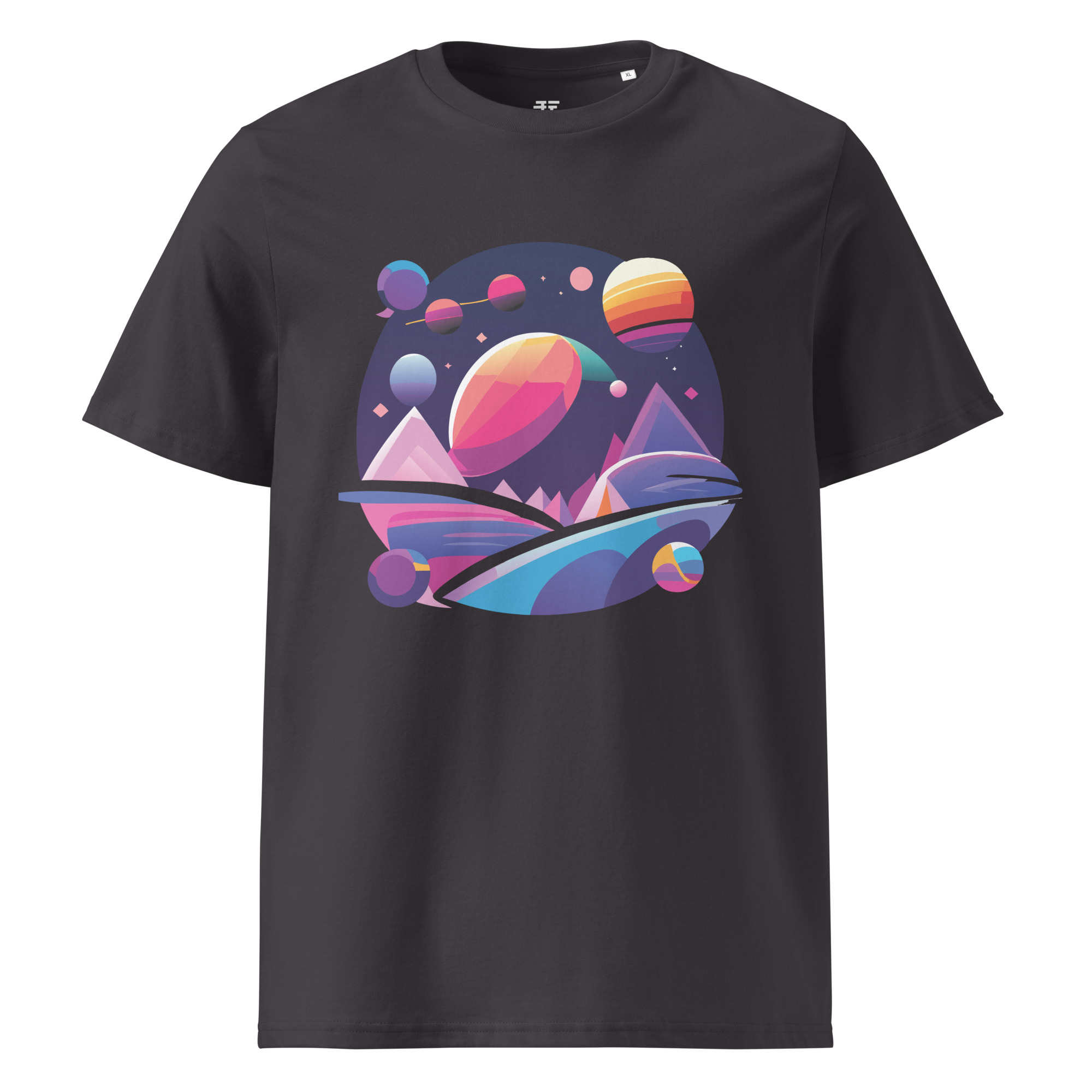 unisex-organic-cotton-t-shirt-anthracite-front-683400636a259.jpg Planiter Unisex organic cotton t-shirt