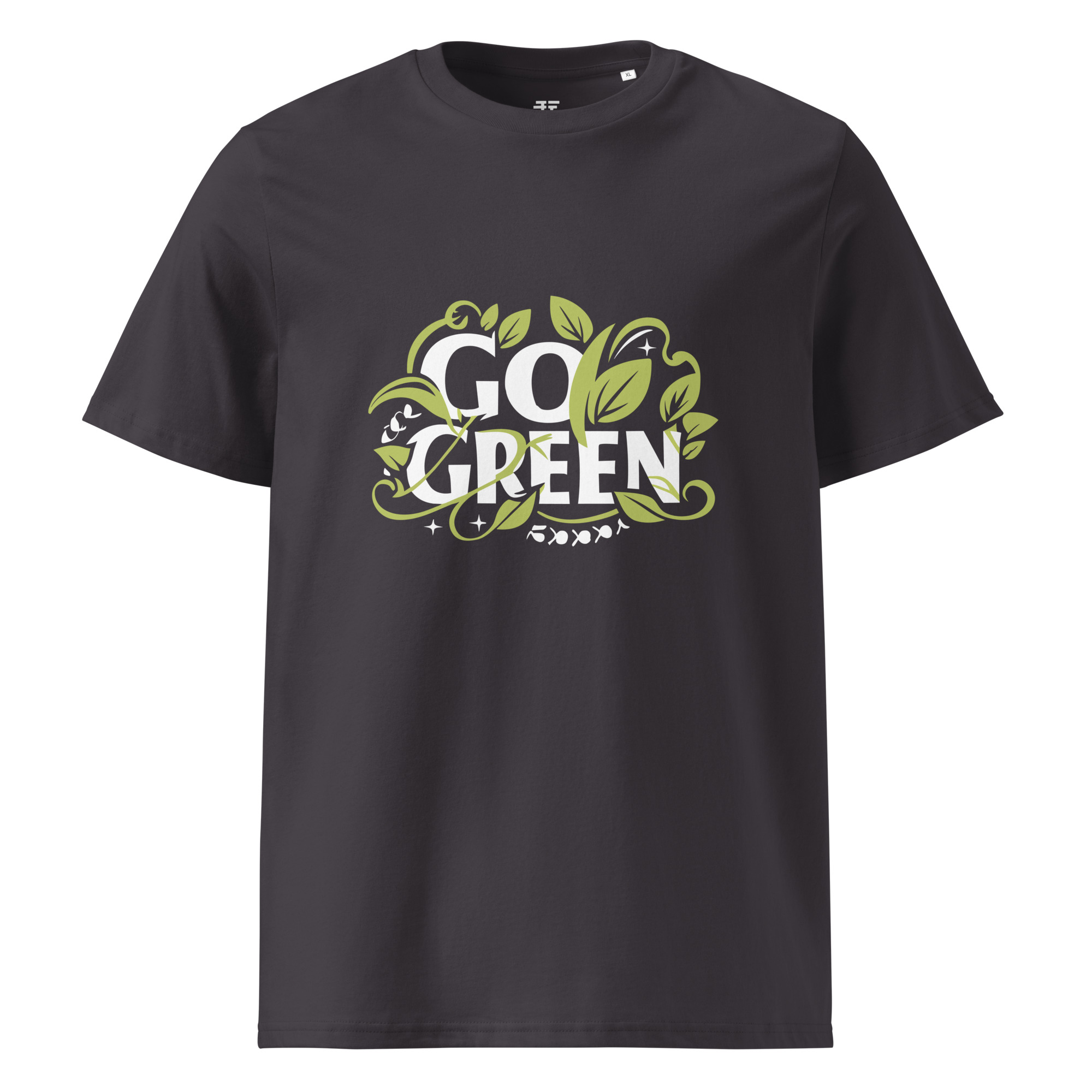 unisex-organic-cotton-t-shirt-anthracite-front-683408140ca23.jpg Go Green X Unisex organic cotton t-shirt