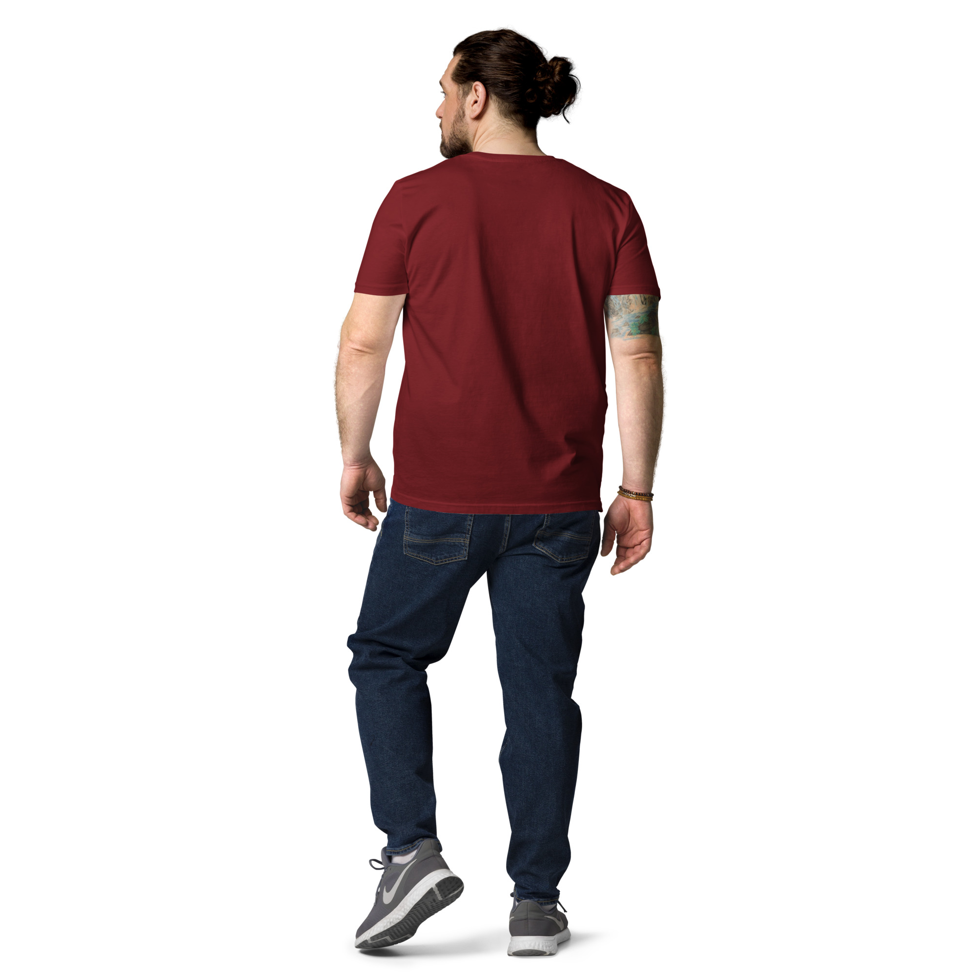 unisex-organic-cotton-t-shirt-burgundy-back-6831c11f5bc91.jpg OG Gangsta - Unisex Organic Cotton T-shirt