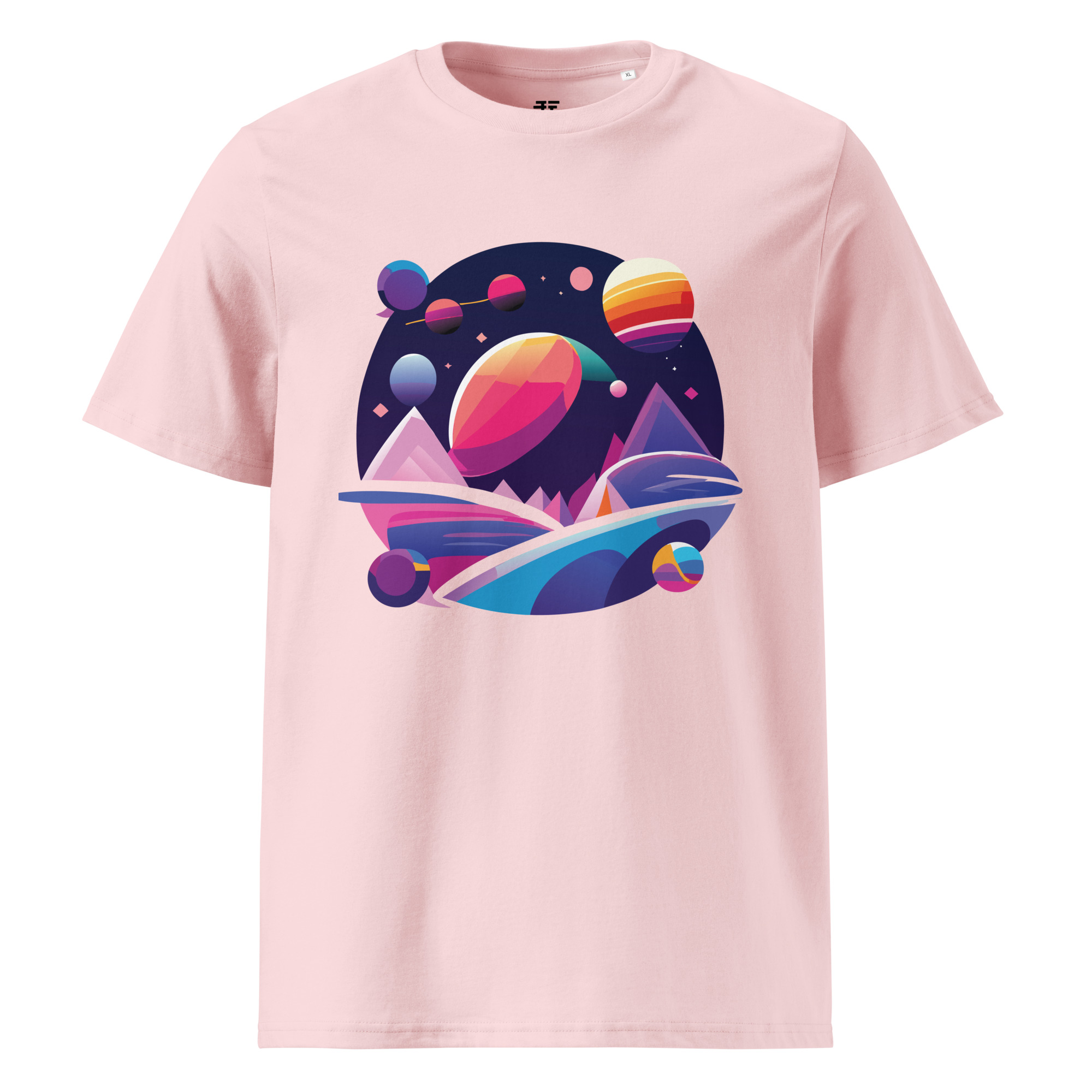 unisex-organic-cotton-t-shirt-cotton-pink-front-68340063d2dc8.jpg Planiter Unisex organic cotton t-shirt