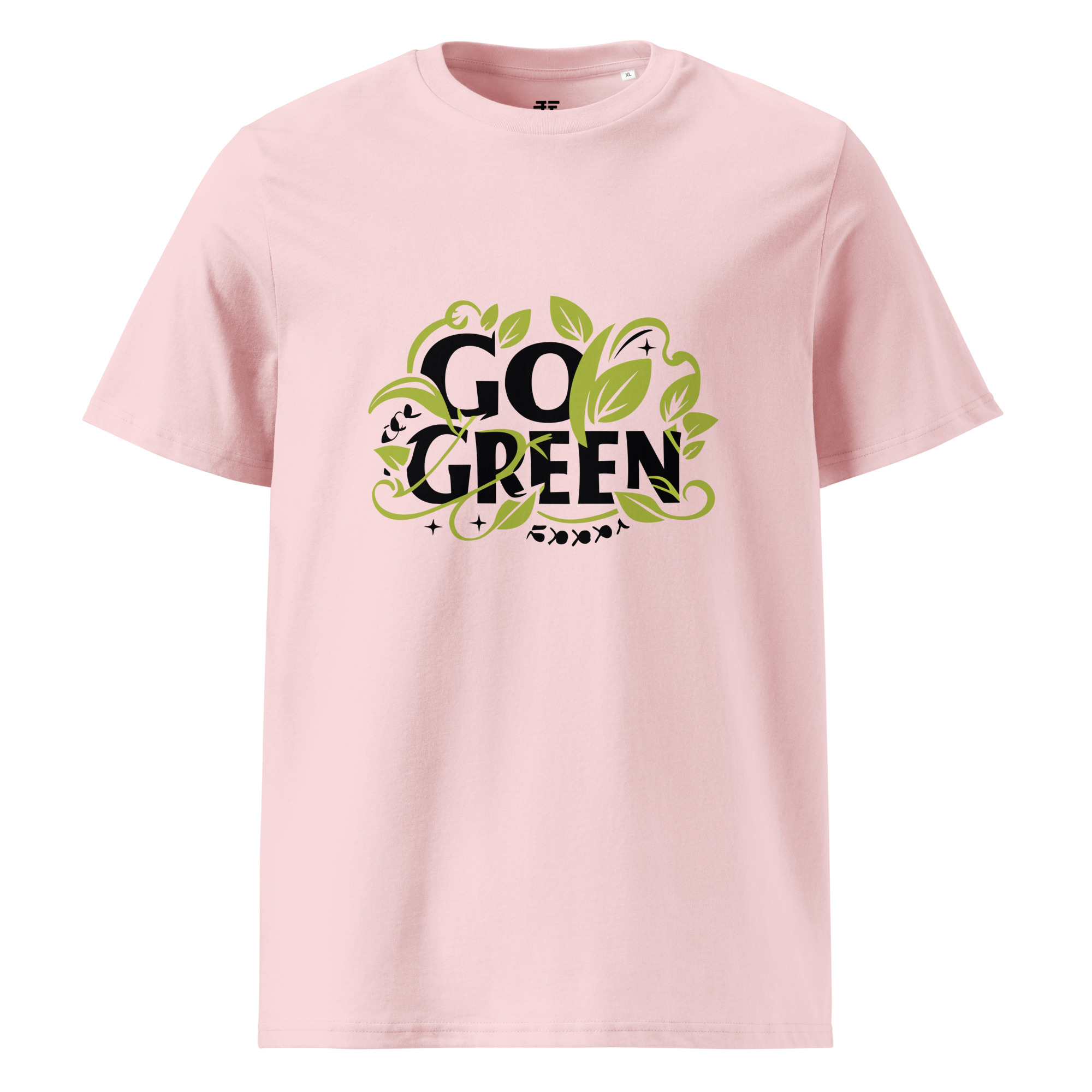 unisex-organic-cotton-t-shirt-cotton-pink-front-683407b534649.jpg Go Green X Unisex organic cotton t-shirt
