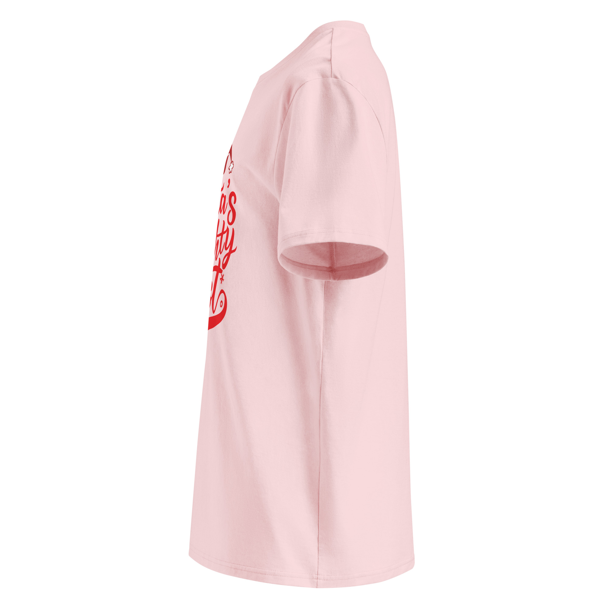 unisex-organic-cotton-t-shirt-cotton-pink-left-683407583f4c7.jpg On Naughtty List Unisex organic cotton t-shirt