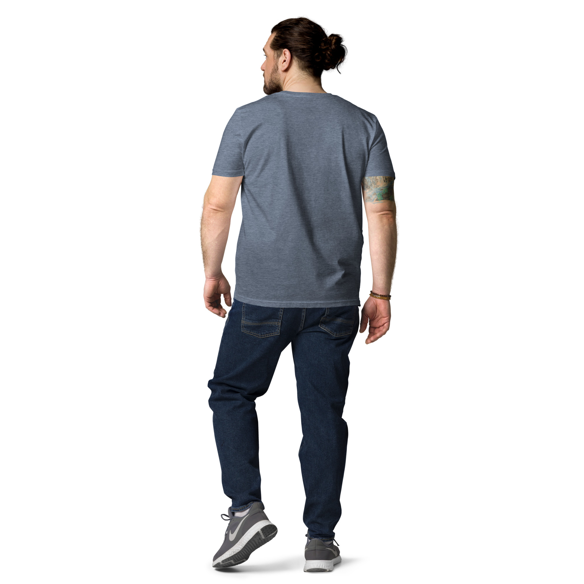 unisex-organic-cotton-t-shirt-dark-heather-blue-back-683403127530b.jpg Hiker INC Unisex organic cotton t-shirt