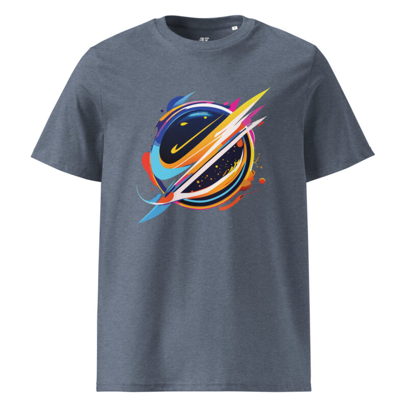 Abstract Planet Unisex organic cotton t-shirt