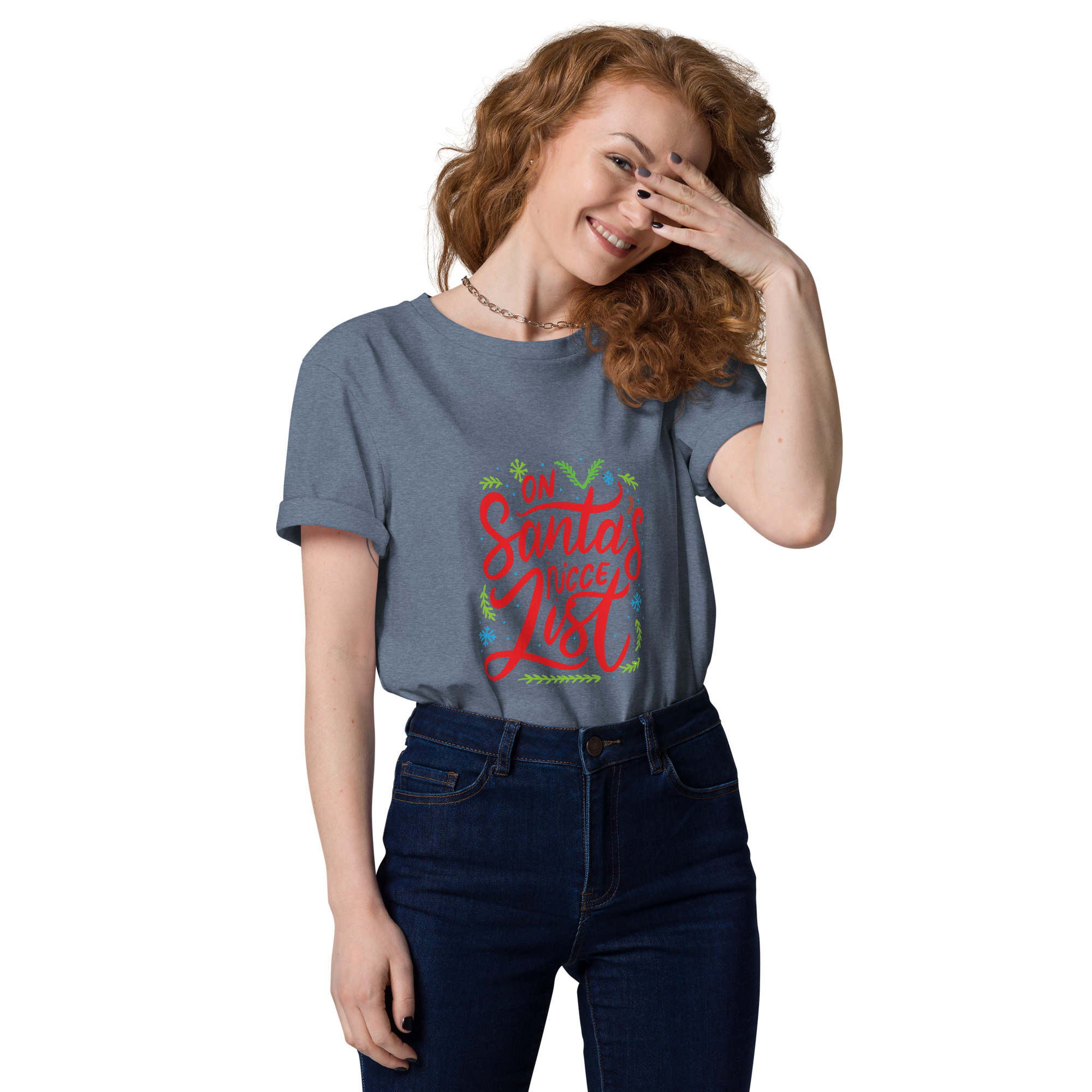 unisex-organic-cotton-t-shirt-dark-heather-blue-front-6834055ebdf6c.jpg On Nicce List Unisex organic cotton t-shirt