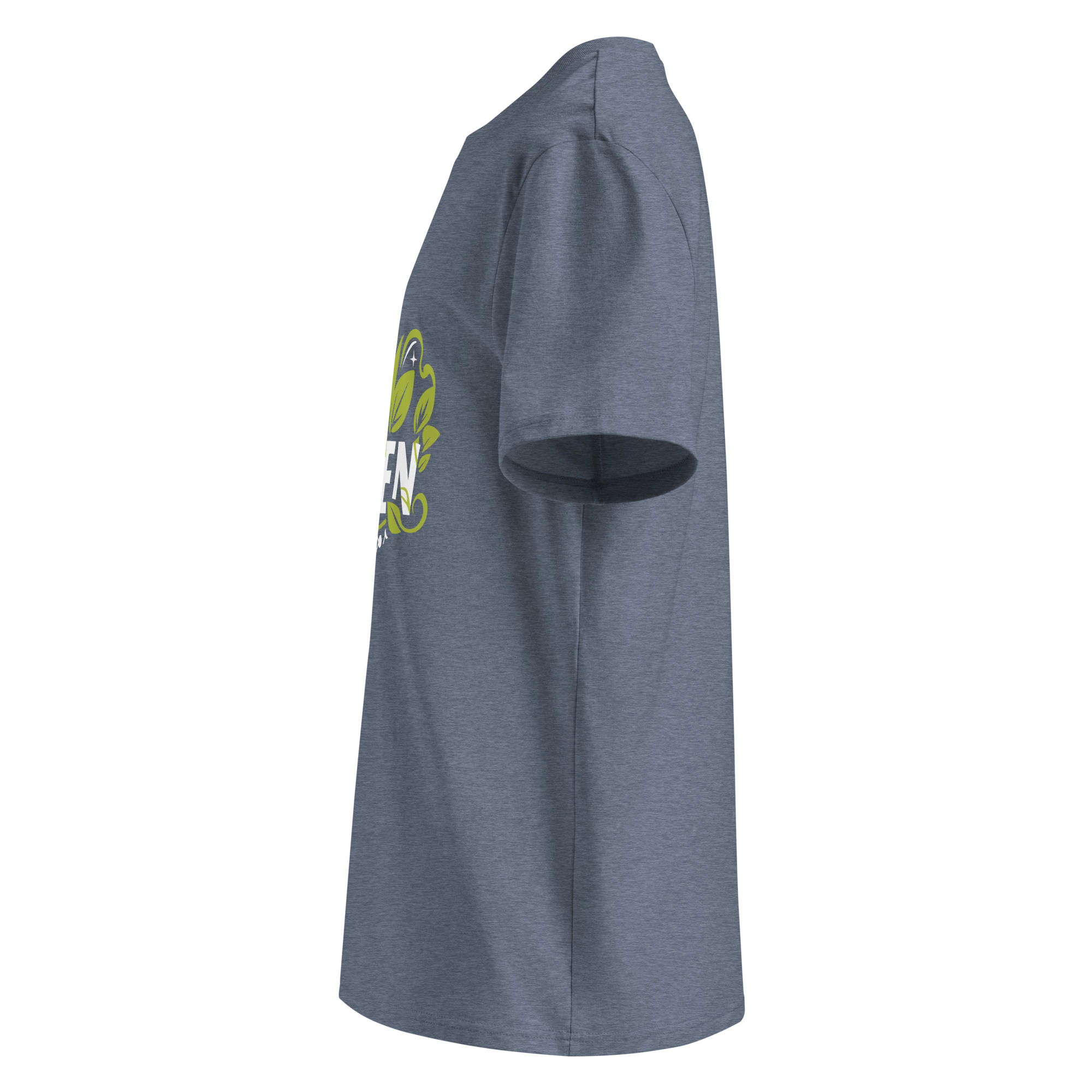unisex-organic-cotton-t-shirt-dark-heather-blue-left-683408144453a.jpg Go Green X Unisex organic cotton t-shirt