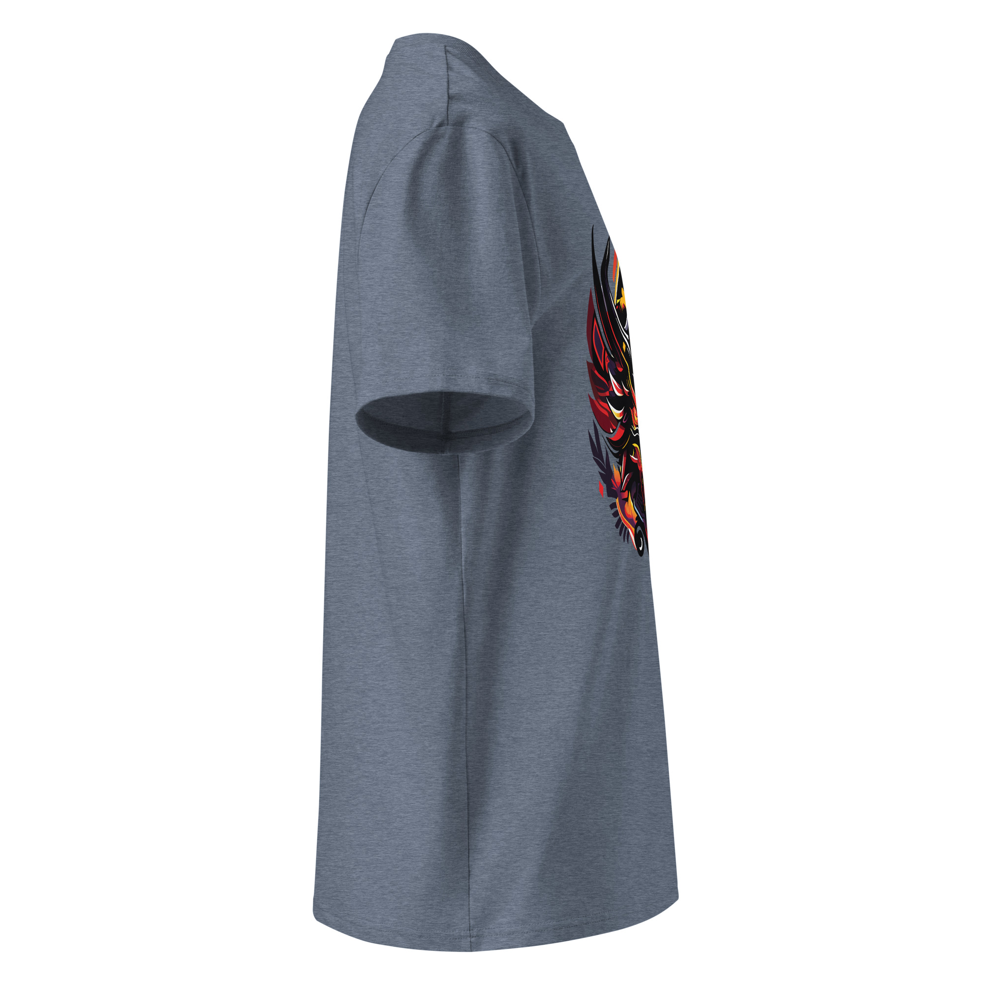 unisex-organic-cotton-t-shirt-dark-heather-blue-right-683402a68e71f.jpg Draggon Unisex organic cotton t-shirt