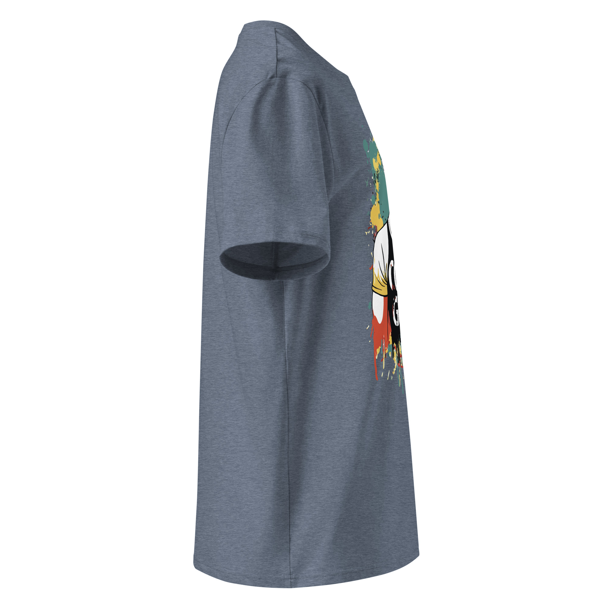 unisex-organic-cotton-t-shirt-dark-heather-blue-right-683408e188720.jpg Cool Guy Unisex organic cotton t-shirt