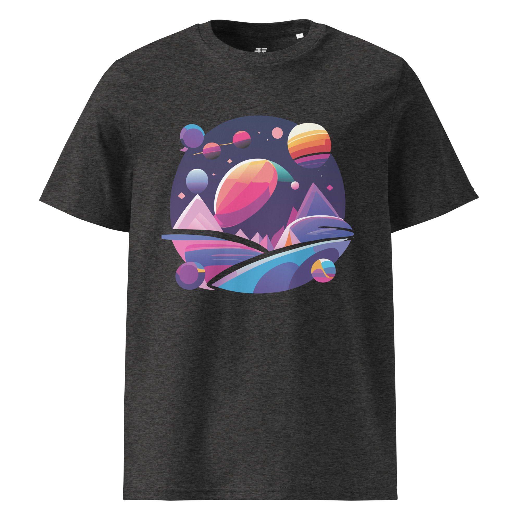 unisex-organic-cotton-t-shirt-dark-heather-grey-front-68340063603bd.jpg Planiter Unisex organic cotton t-shirt