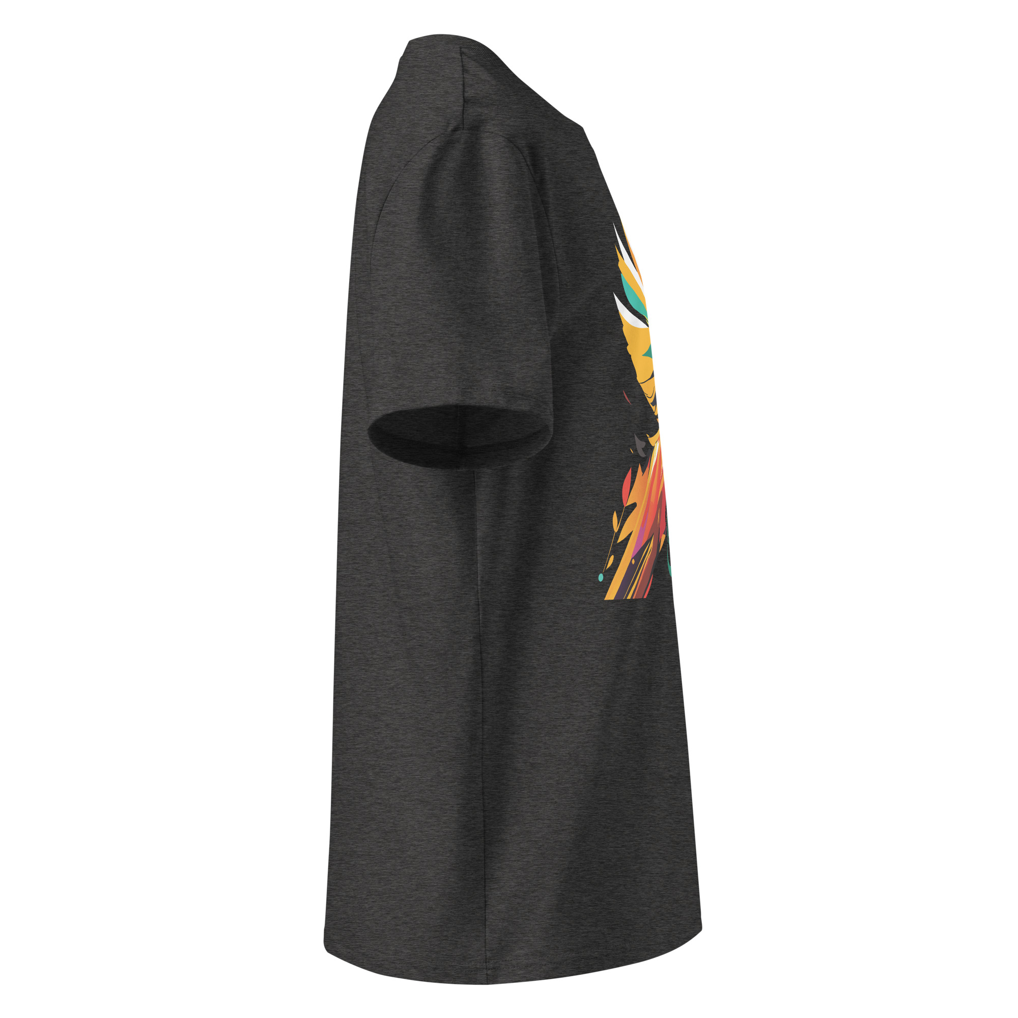 unisex-organic-cotton-t-shirt-dark-heather-grey-right-6834043c74f1a.jpg Live Free Unisex organic cotton t-shirt