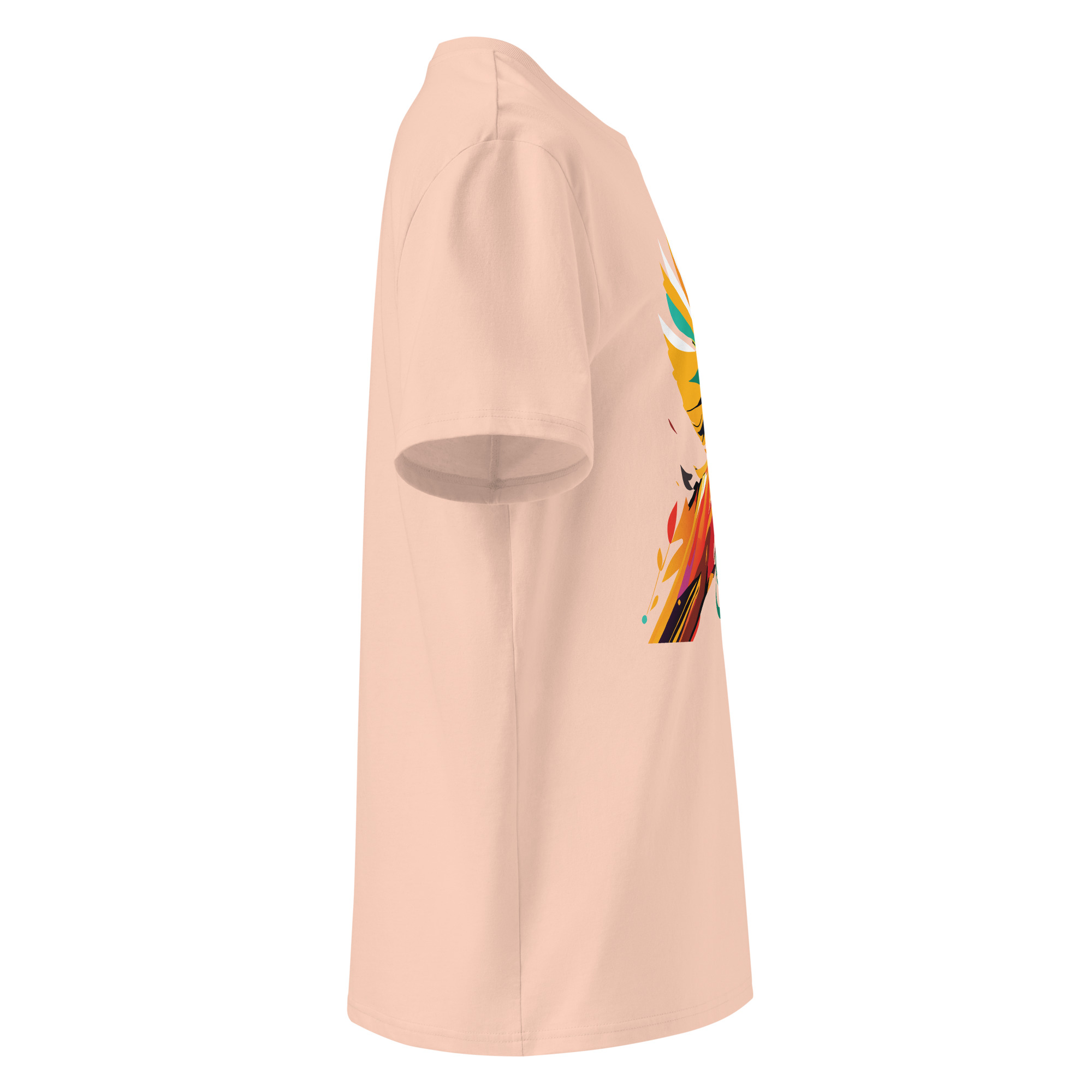 unisex-organic-cotton-t-shirt-fraiche-peche-right-6834043cd35c4.jpg Live Free Unisex organic cotton t-shirt