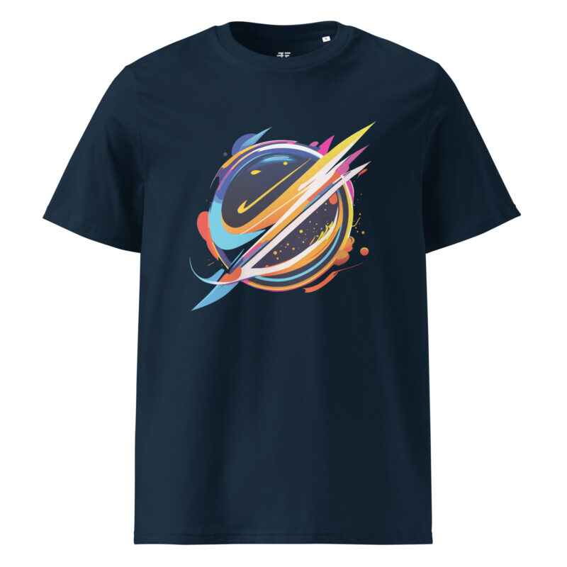 Abstract Planet Unisex organic cotton t-shirt