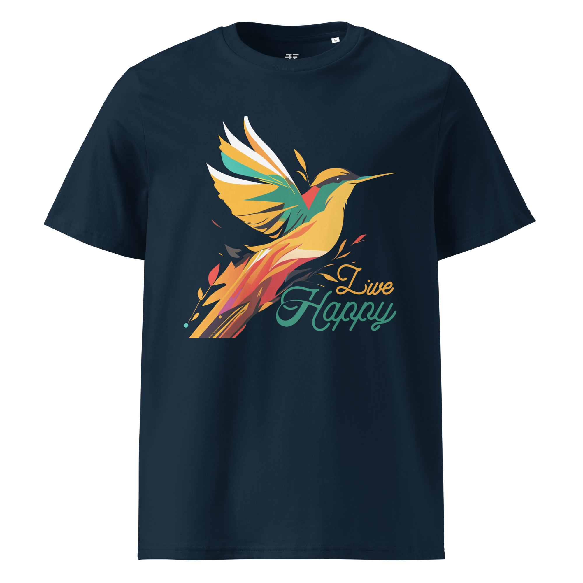 unisex-organic-cotton-t-shirt-french-navy-front-6834043c6940a.jpg Live Free Unisex organic cotton t-shirt