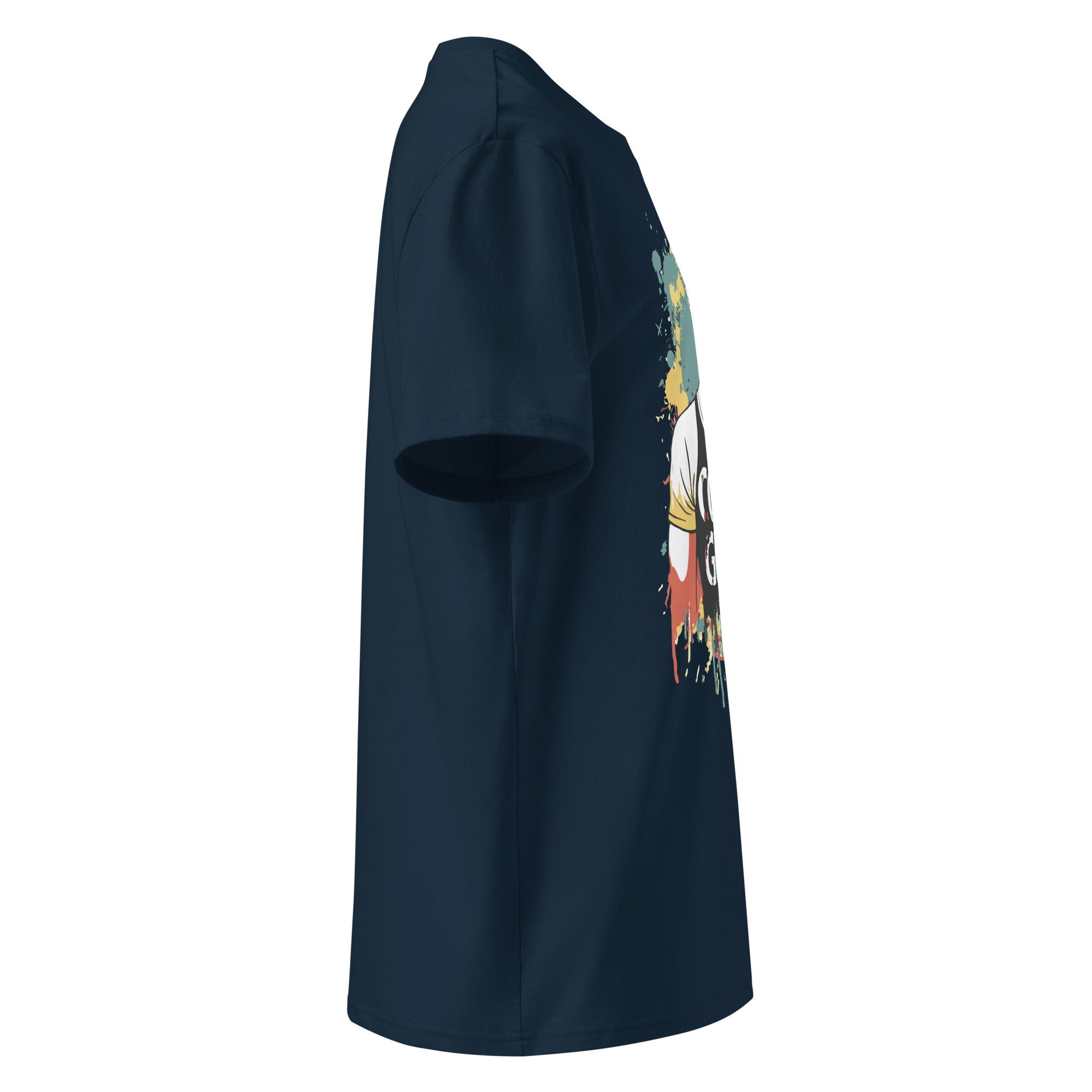 unisex-organic-cotton-t-shirt-french-navy-right-683408e140c16.jpg Cool Guy Unisex organic cotton t-shirt