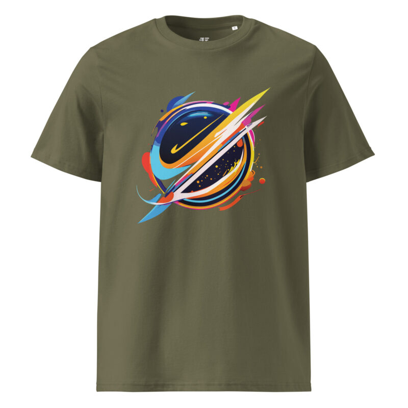 Abstract Planet Unisex organic cotton t-shirt