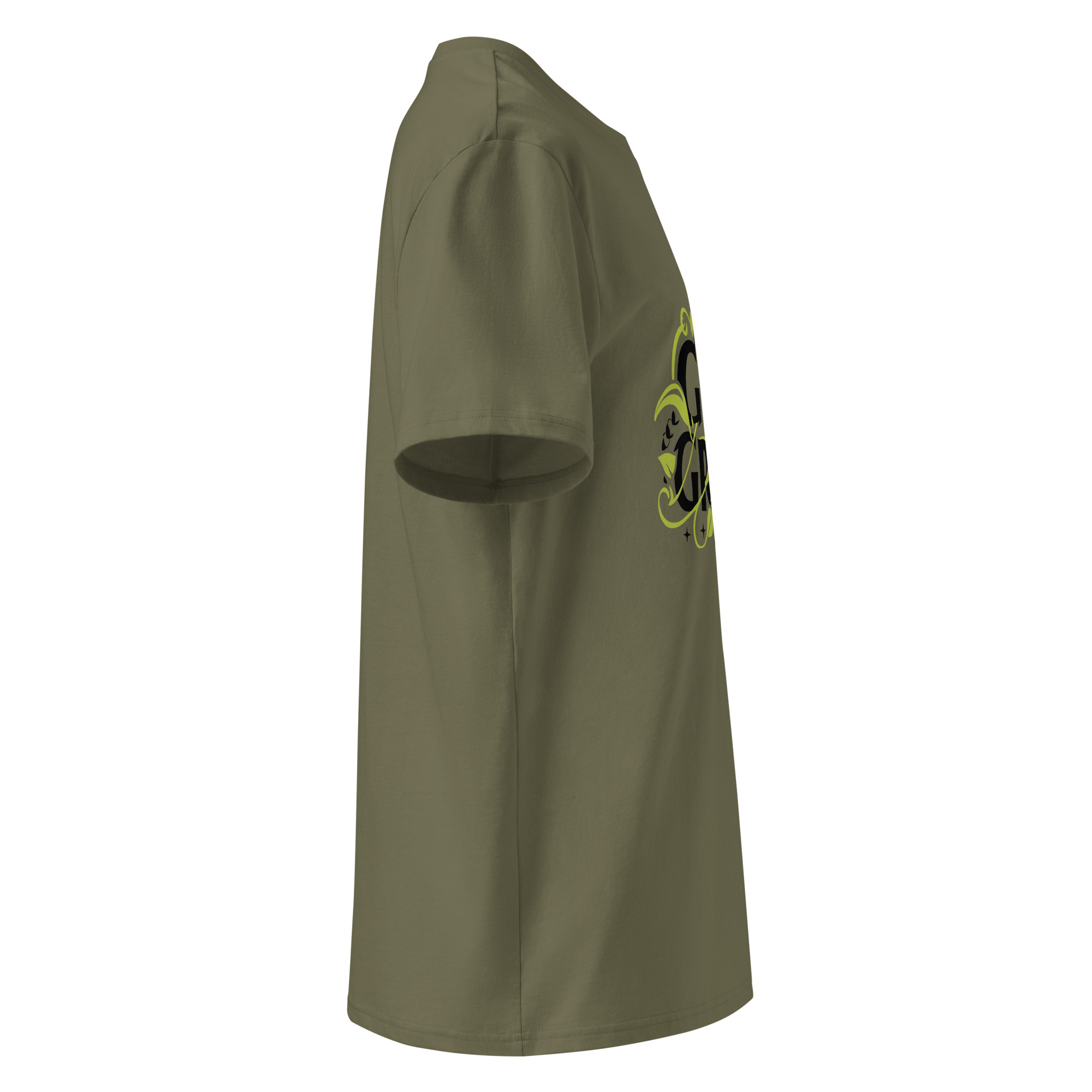 unisex-organic-cotton-t-shirt-khaki-right-683407b520293.jpg Go Green X Unisex organic cotton t-shirt