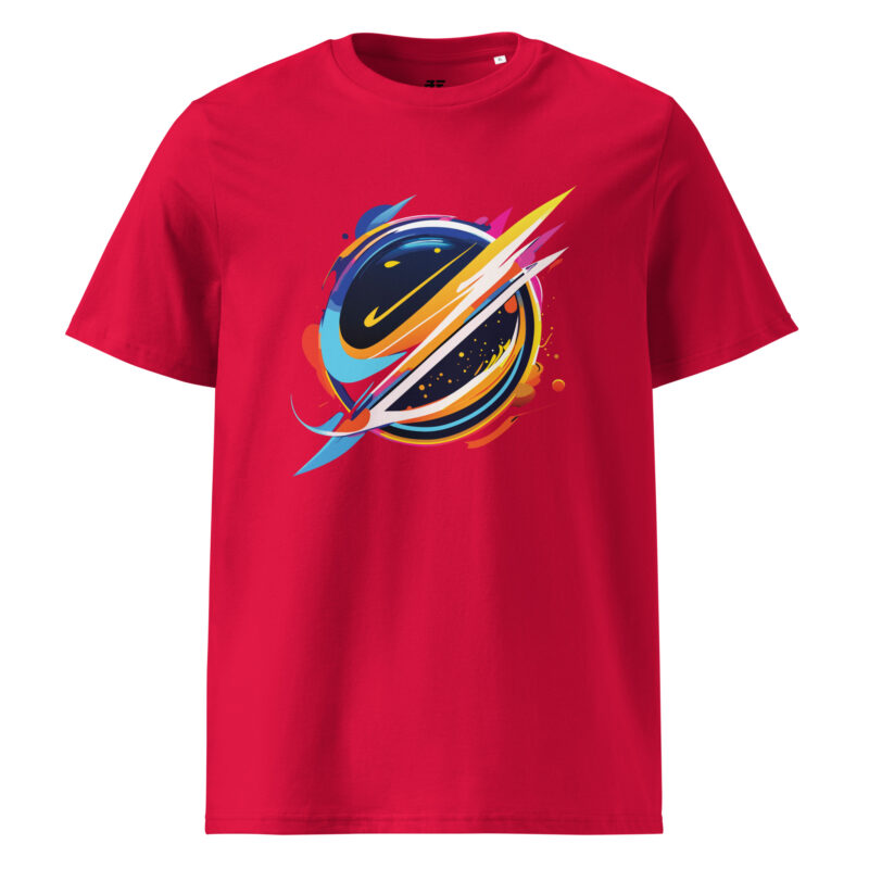 Abstract Planet Unisex organic cotton t-shirt