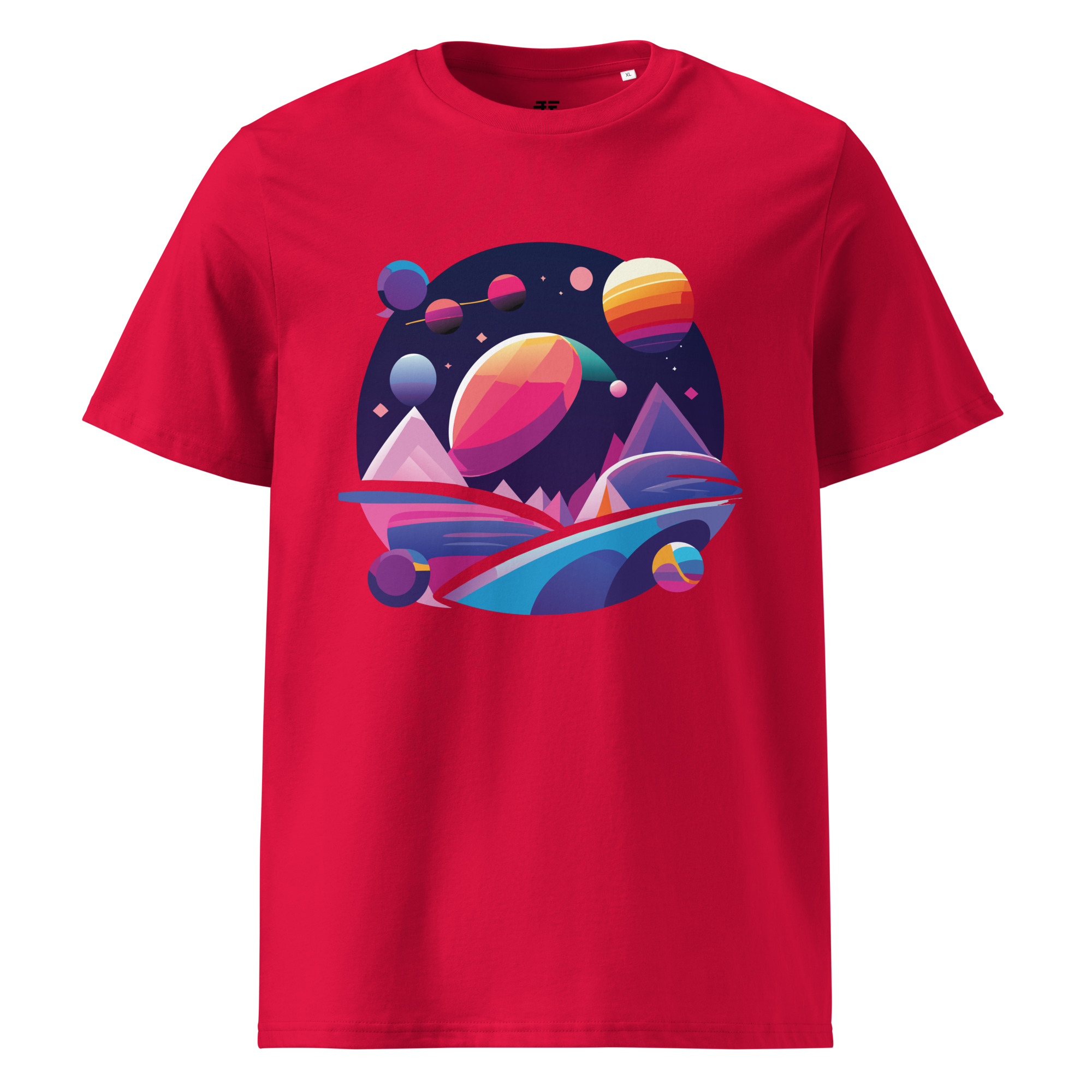 unisex-organic-cotton-t-shirt-red-front-68340063797ed.jpg Planiter Unisex organic cotton t-shirt