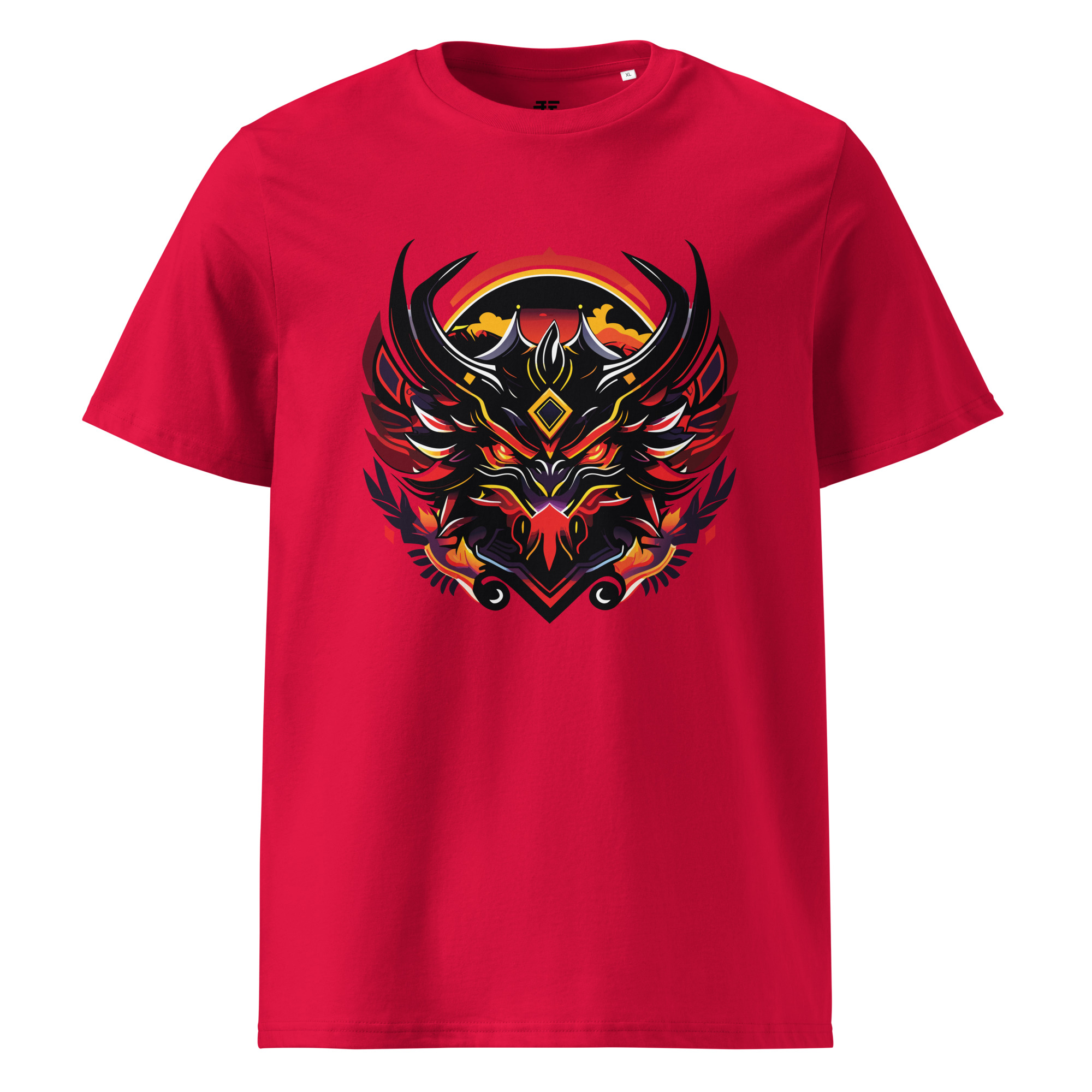 unisex-organic-cotton-t-shirt-red-front-683402a67a286.jpg Draggon Unisex organic cotton t-shirt