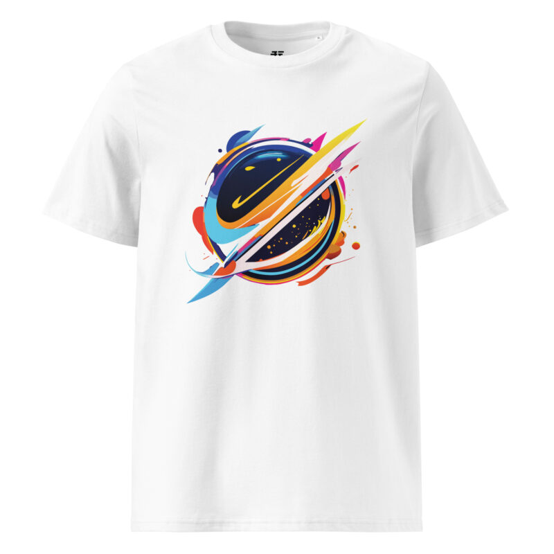 Abstract Planet Unisex organic cotton t-shirt