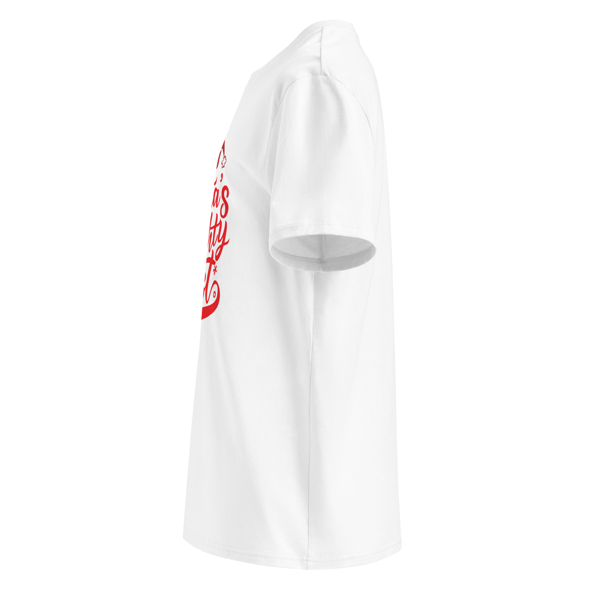 unisex-organic-cotton-t-shirt-white-left-683407587595f.jpg On Naughtty List Unisex organic cotton t-shirt