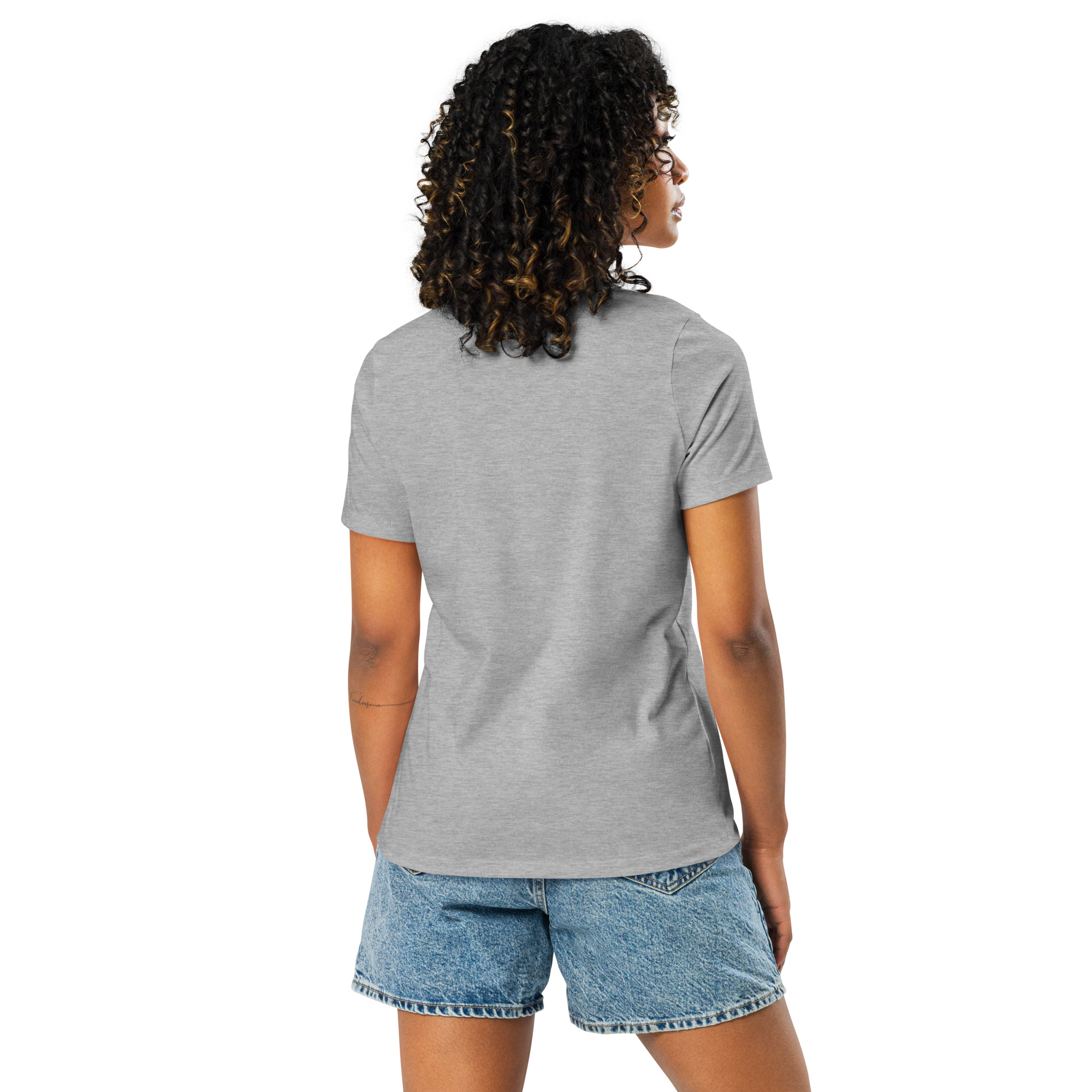 womens-relaxed-t-shirt-athletic-heather-back-6832e24c670c9.jpg Chicka Girl Women's Relaxed T-Shirt