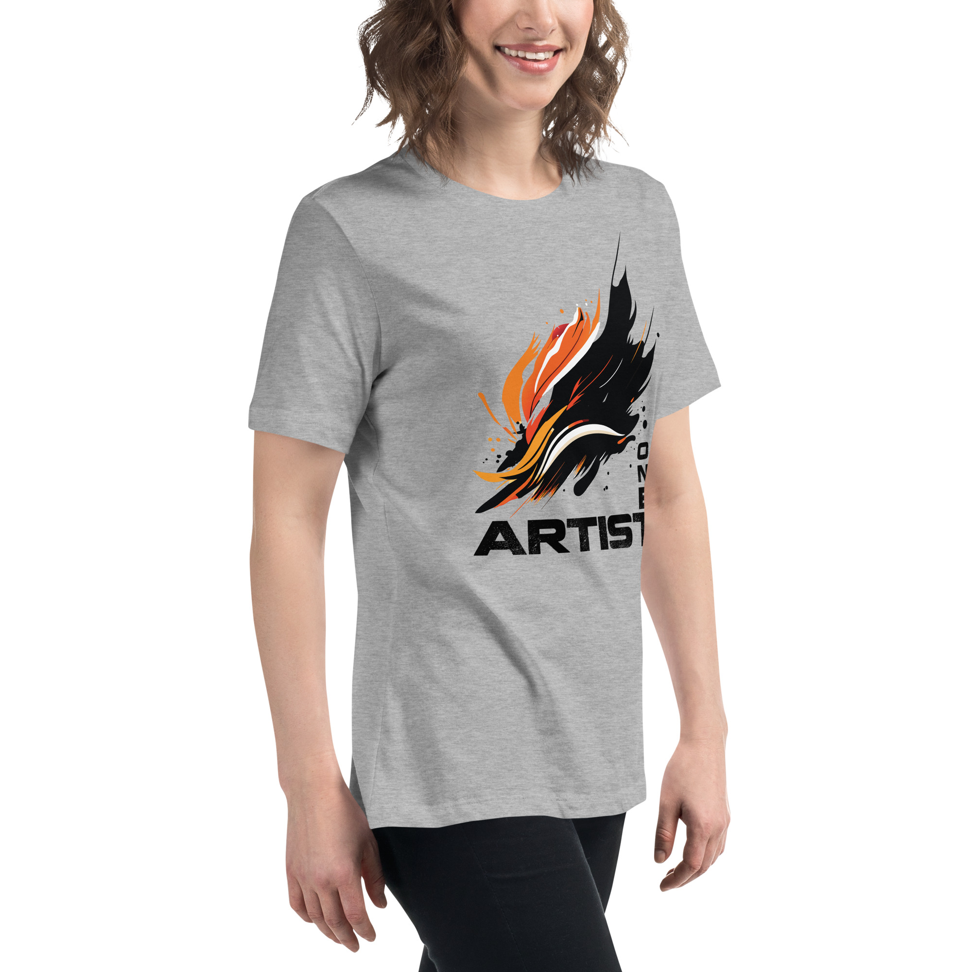 womens-relaxed-t-shirt-athletic-heather-right-front-6832e17d4540a.jpg Artist One Women's Relaxed T-Shirt