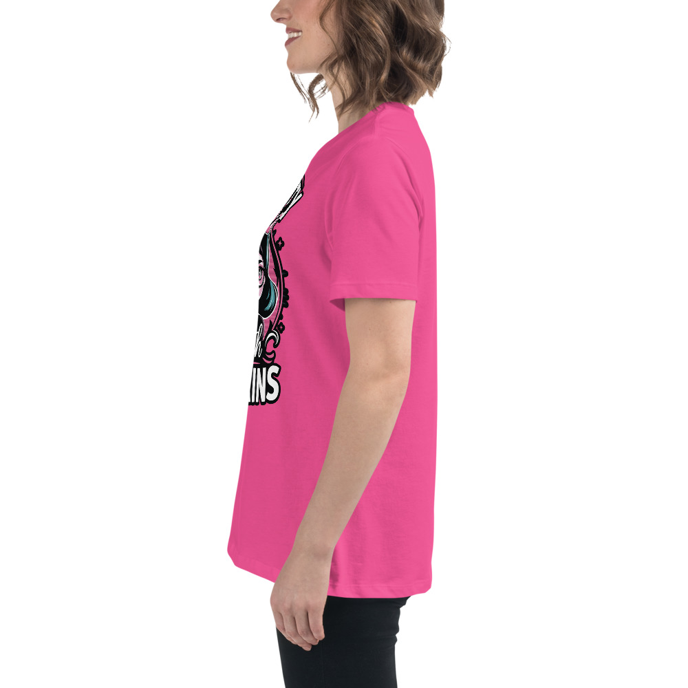 womens-relaxed-t-shirt-berry-left-68346f2e706c0.jpg Beauty Brains Women's Relaxed T-Shirt
