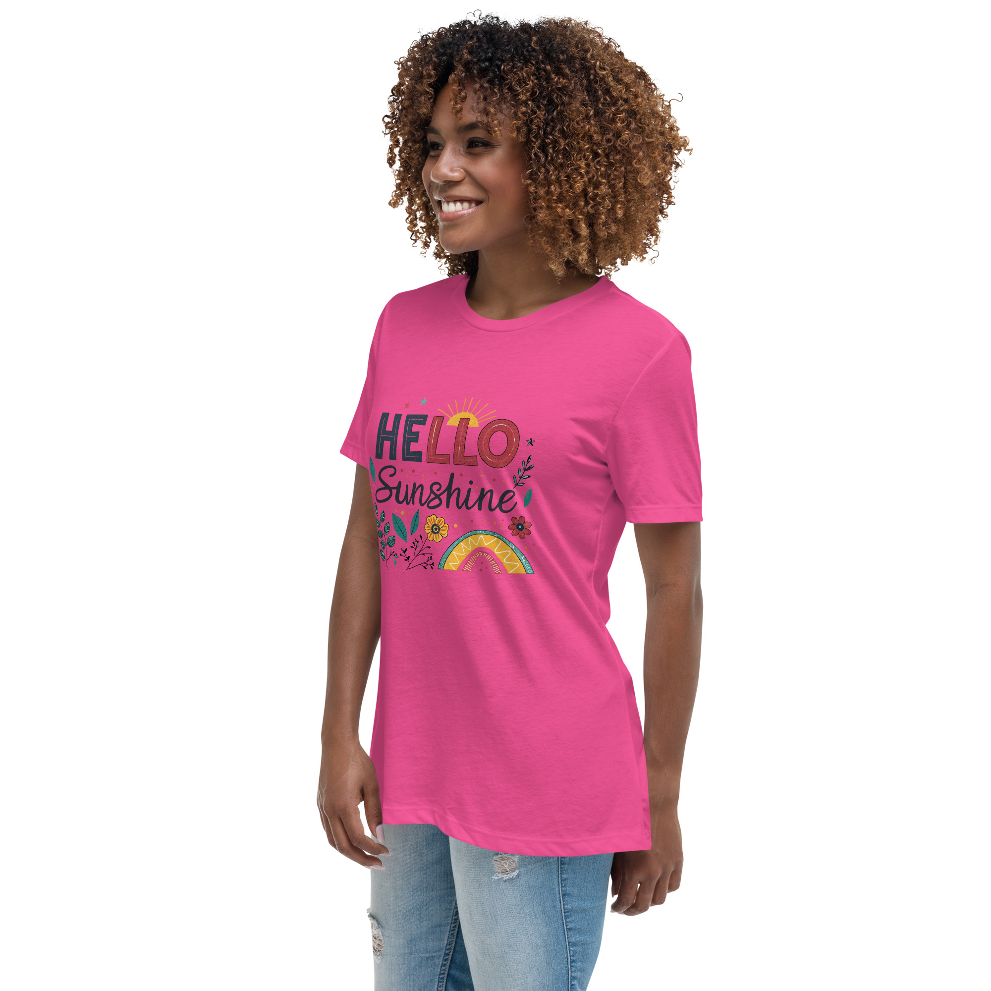 womens-relaxed-t-shirt-berry-left-front-68346d1a3c26a.jpg Sunshine Women's Relaxed T-Shirt