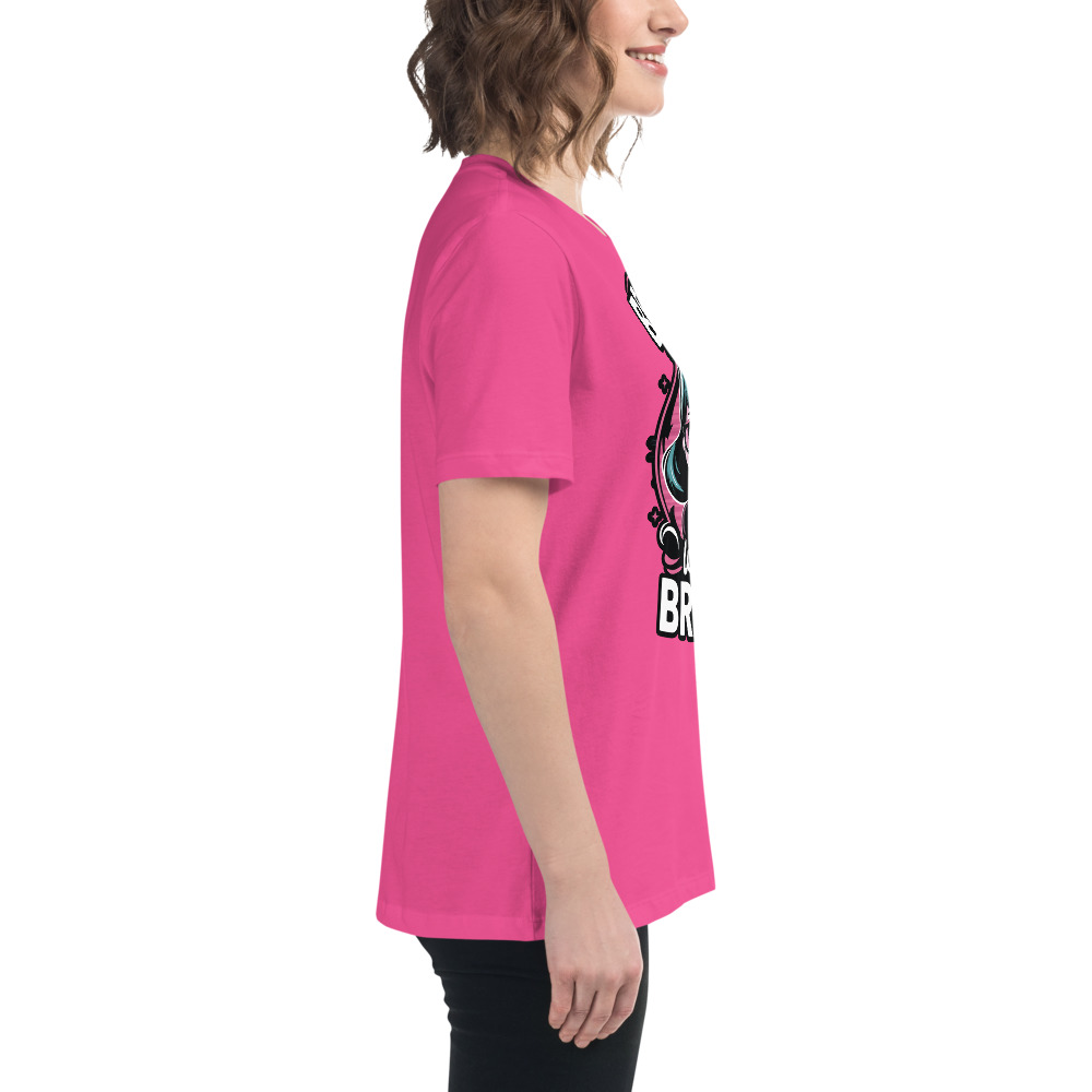 womens-relaxed-t-shirt-berry-right-68346f2e75f5c.jpg Beauty Brains Women's Relaxed T-Shirt