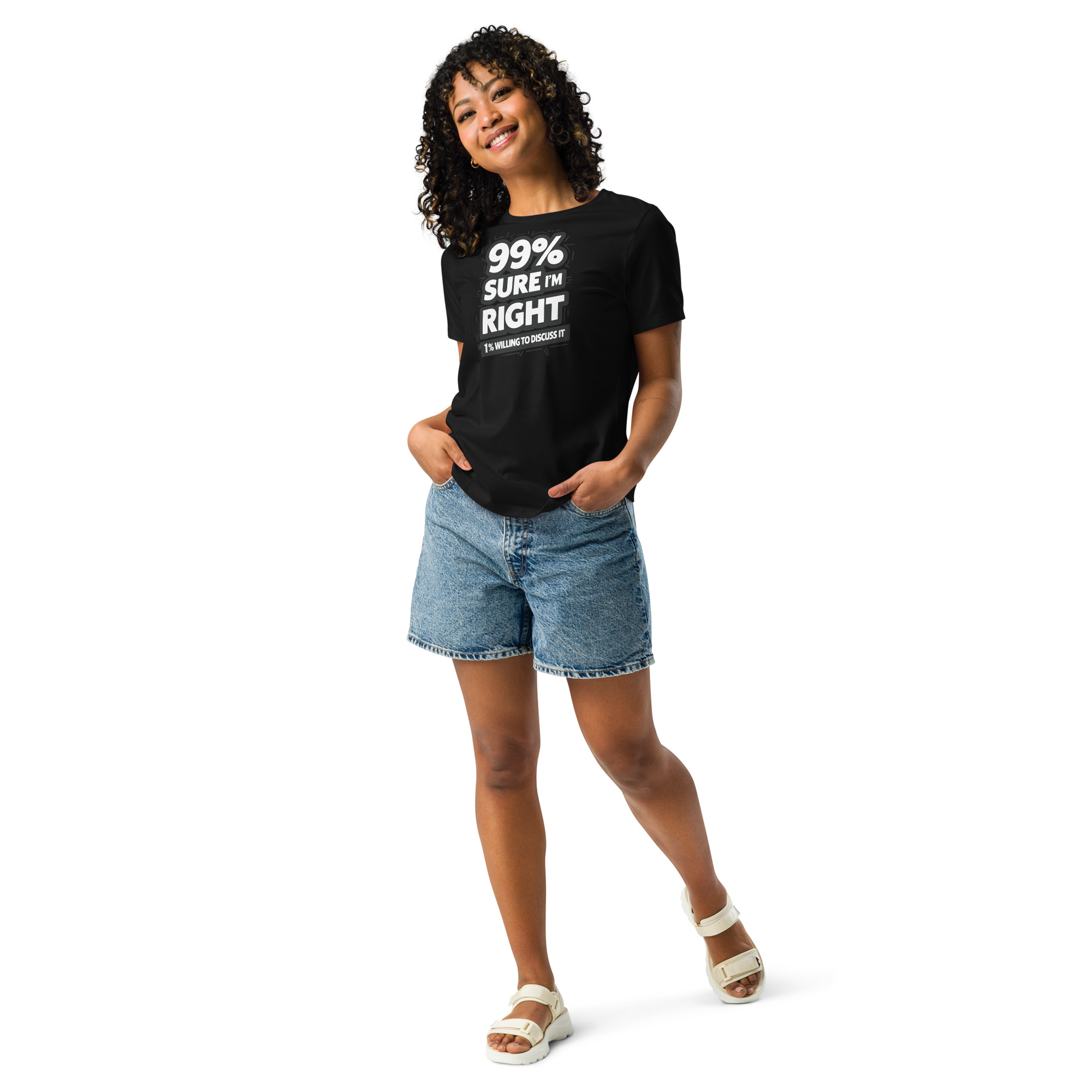 womens-relaxed-t-shirt-black-front-68346b6007343.jpg 99% Right Women's Relaxed T-Shirt