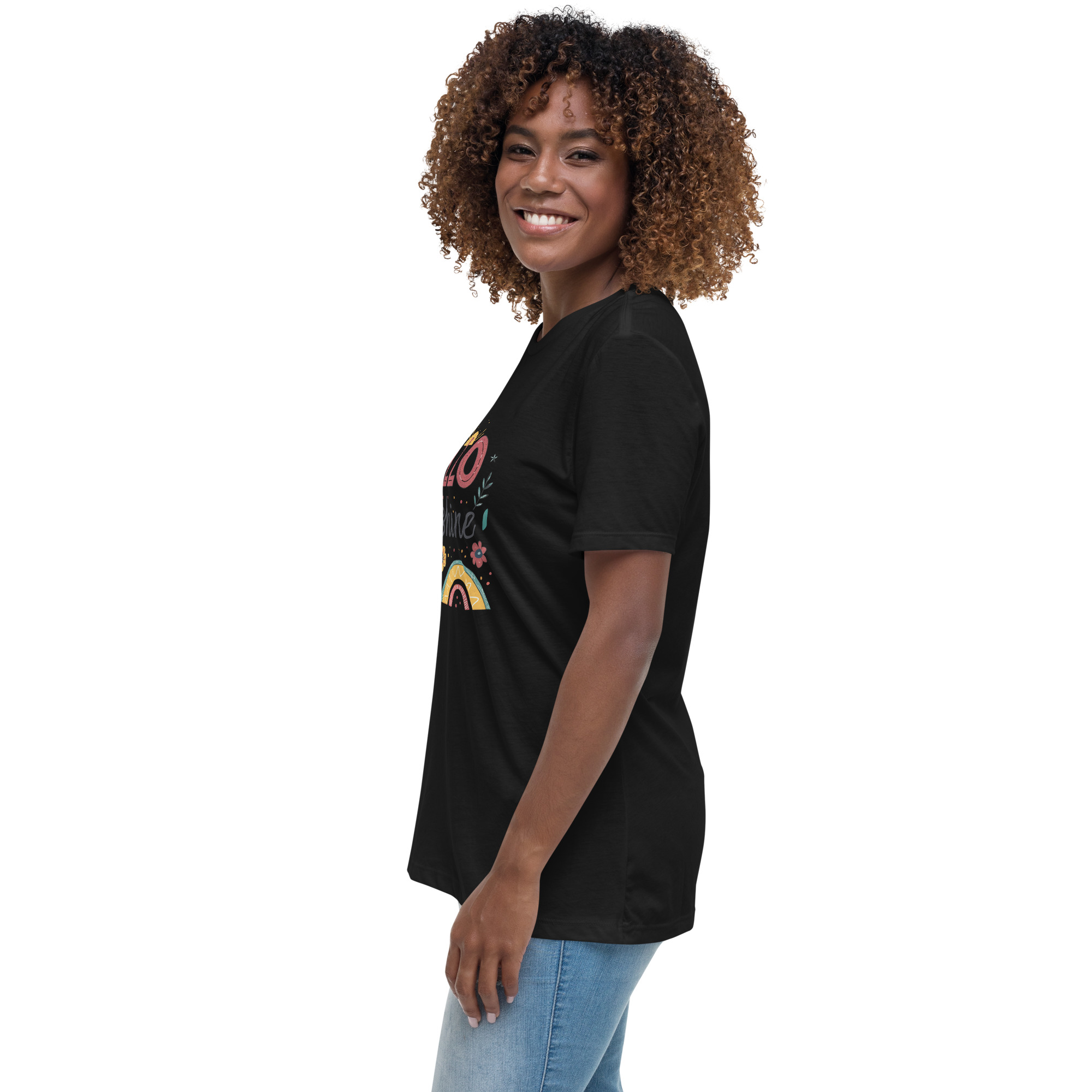 womens-relaxed-t-shirt-black-left-68346d1a1e3dc.jpg Sunshine Women's Relaxed T-Shirt