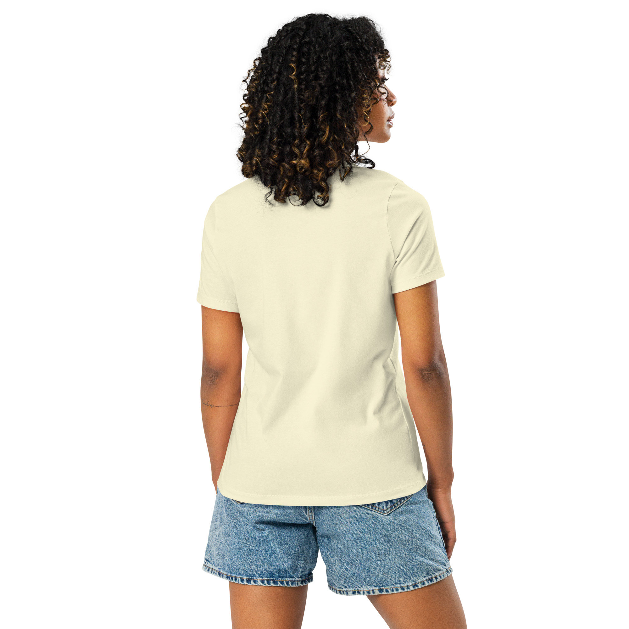 womens-relaxed-t-shirt-citron-back-6832e24c801db.jpg Chicka Girl Women's Relaxed T-Shirt
