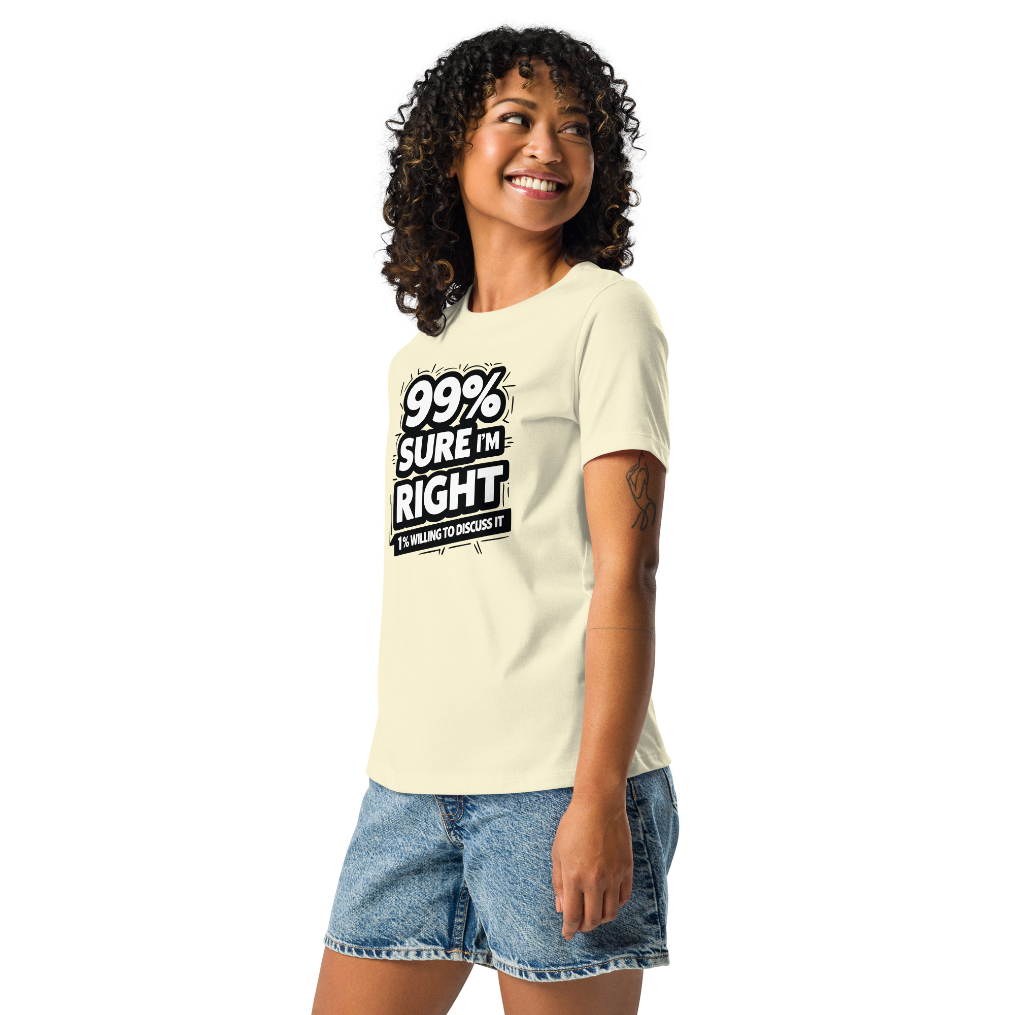 womens-relaxed-t-shirt-citron-left-front-68346b607a3d3.jpg 99% Right Women's Relaxed T-Shirt