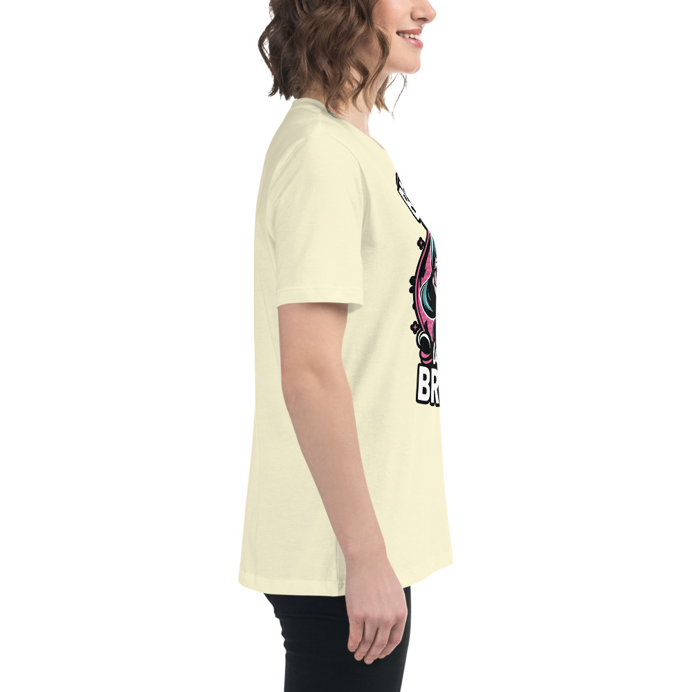 womens-relaxed-t-shirt-citron-right-68346f2f4d772.jpg Beauty Brains Women's Relaxed T-Shirt