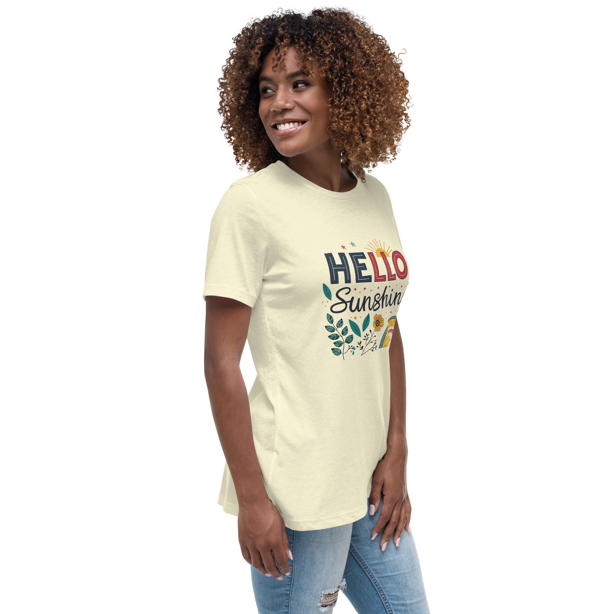 womens-relaxed-t-shirt-citron-right-front-68346d1aea129.jpg Sunshine Women's Relaxed T-Shirt