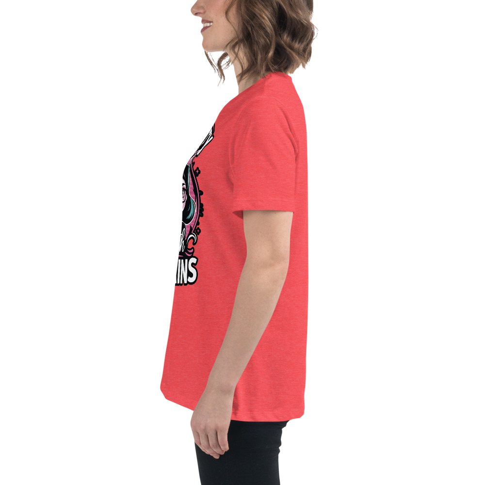 womens-relaxed-t-shirt-heather-red-left-68346f2e5cd6b.jpg Beauty Brains Women's Relaxed T-Shirt