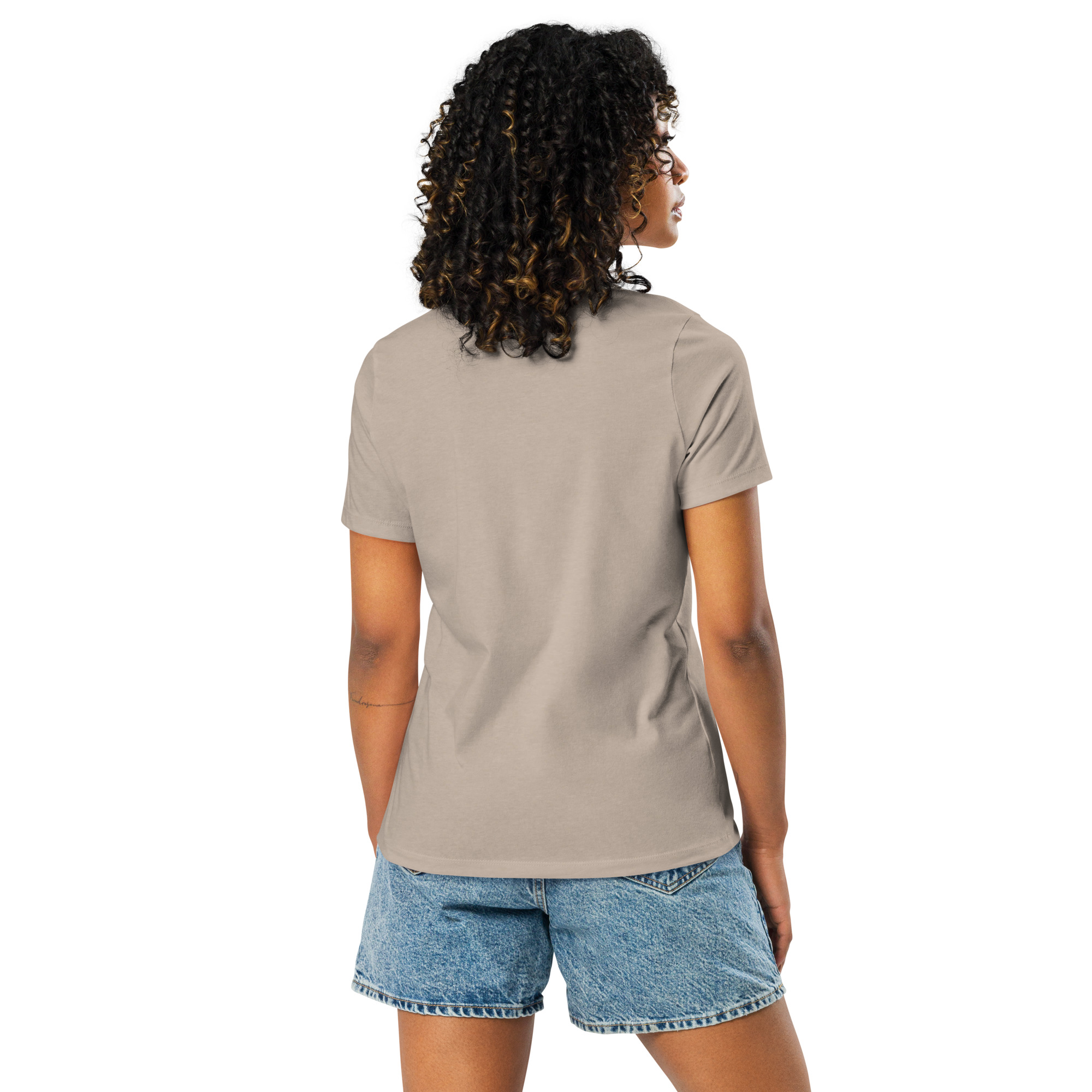 womens-relaxed-t-shirt-heather-stone-back-6832e24c6de13.jpg Chicka Girl Women's Relaxed T-Shirt