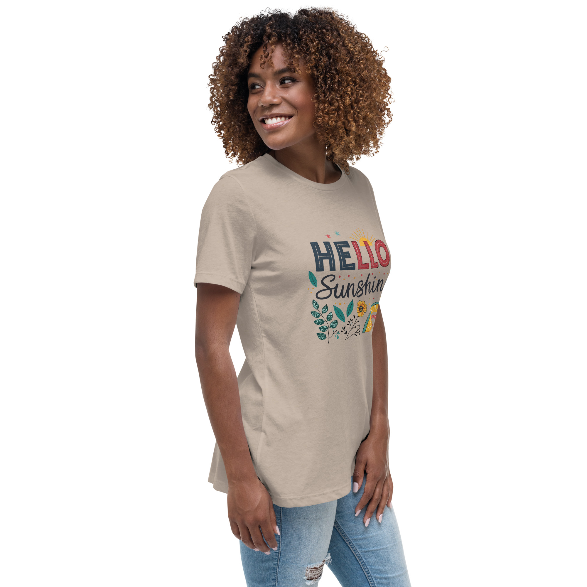 womens-relaxed-t-shirt-heather-stone-right-front-68346d1a9f113.jpg Sunshine Women's Relaxed T-Shirt