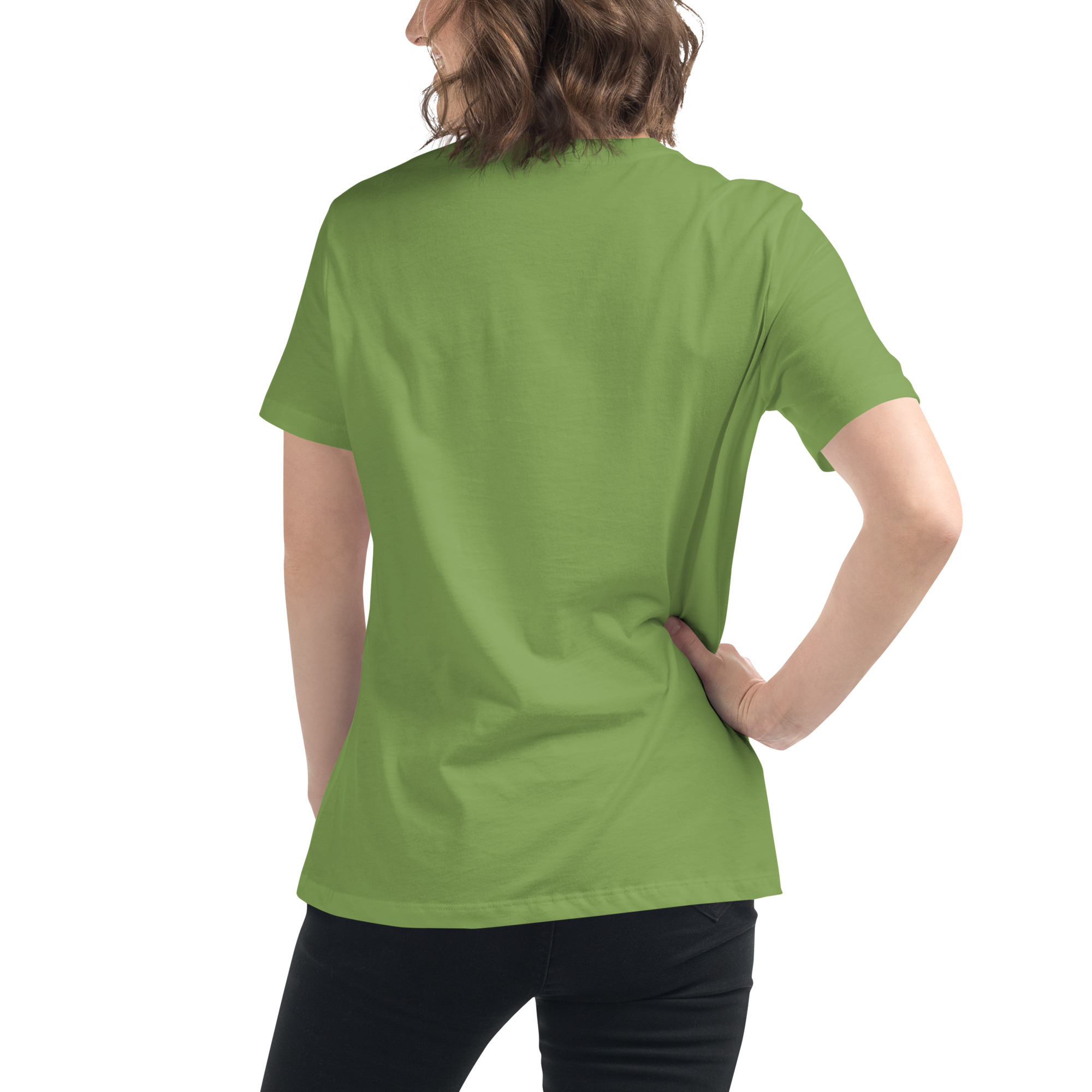 womens-relaxed-t-shirt-leaf-back-68346f2ea4742.jpg Beauty Brains Women's Relaxed T-Shirt